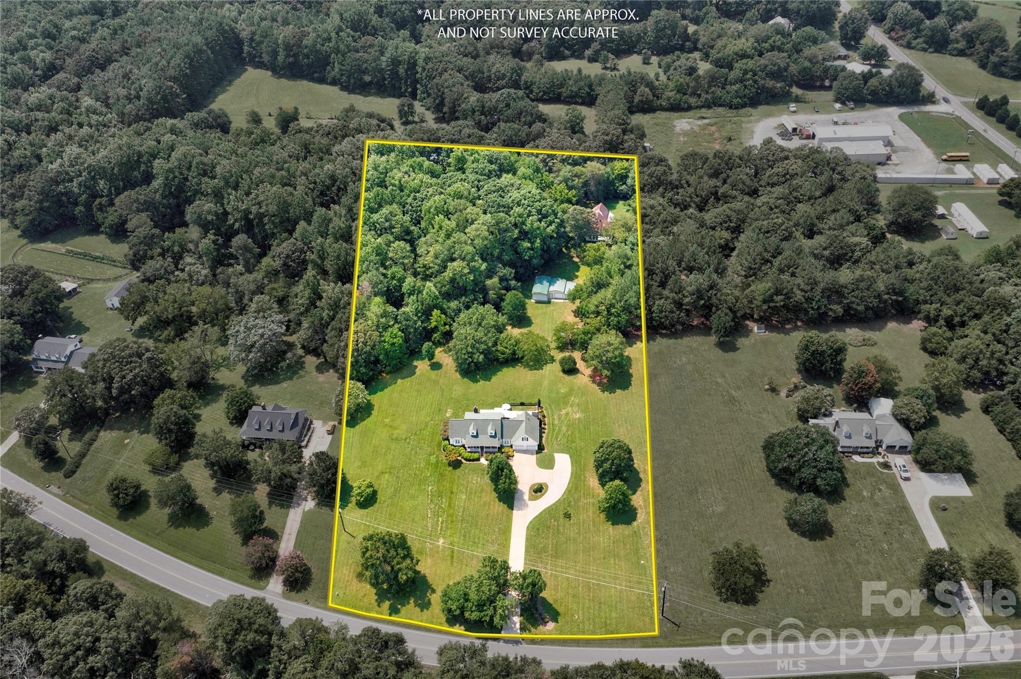 Aerial View - 719 W Zion Church Road, Shelby