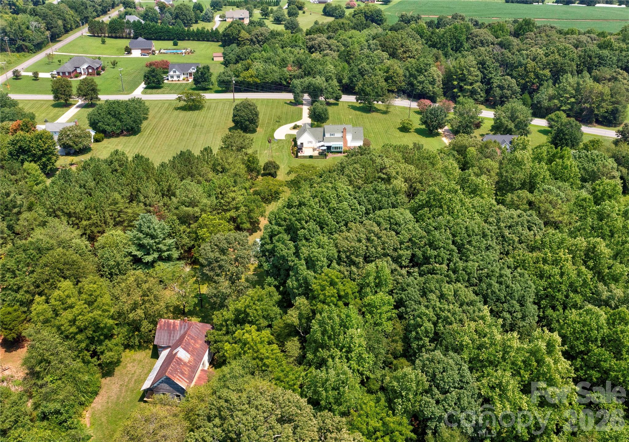 Aerial View - 719 W Zion Church Road, Shelby