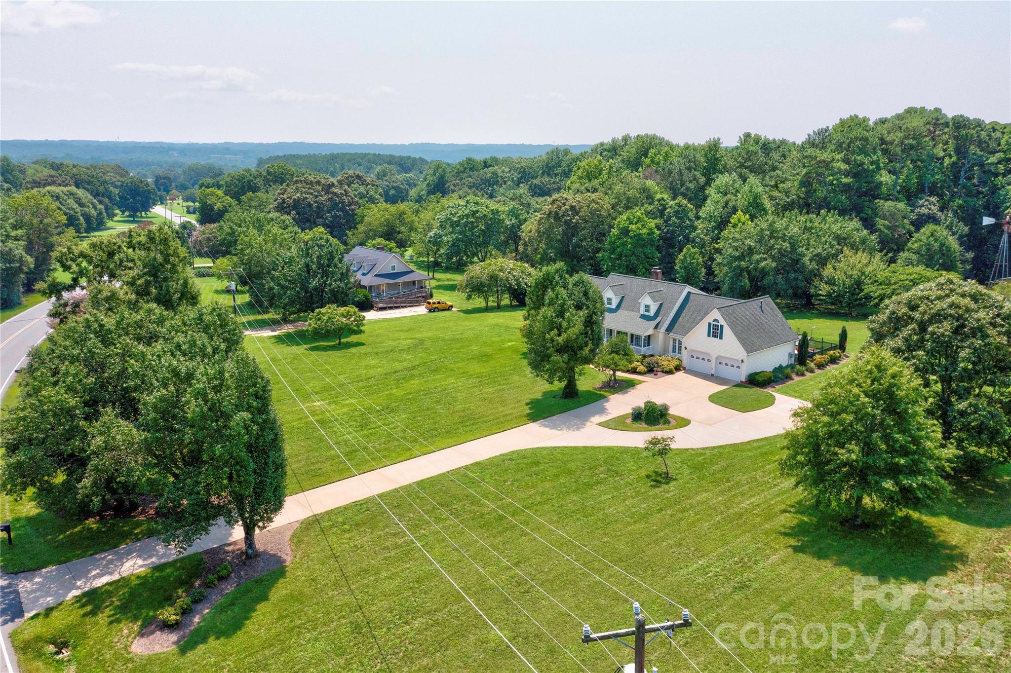 Aerial View - 719 W Zion Church Road, Shelby
