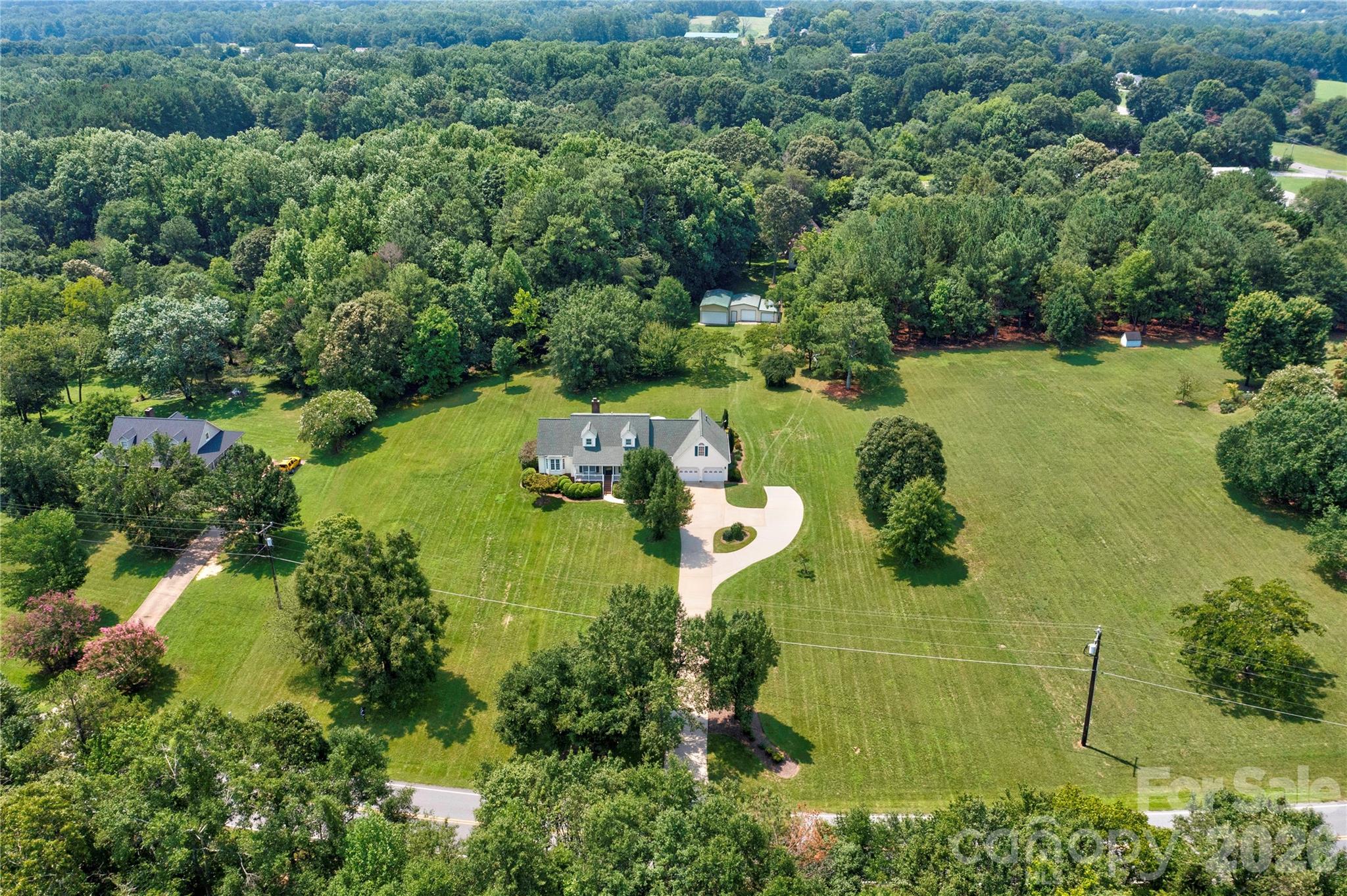 Aerial View - 719 W Zion Church Road, Shelby