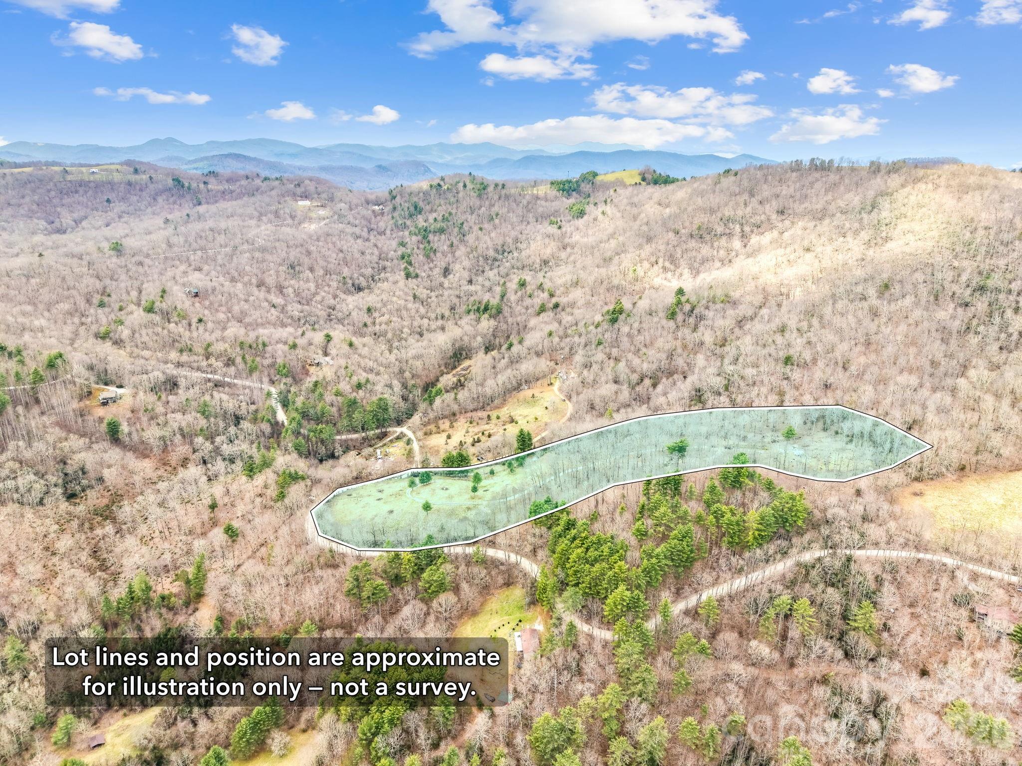 Approximate Property Lines- Not a Survey - 527 North Robinson Creek Road, Glenville