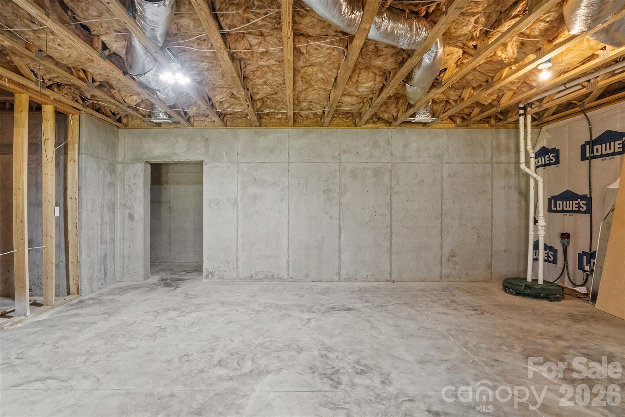 Conditioned Space in Basement - 1421 Hamilton Crossroads Road, Marshville