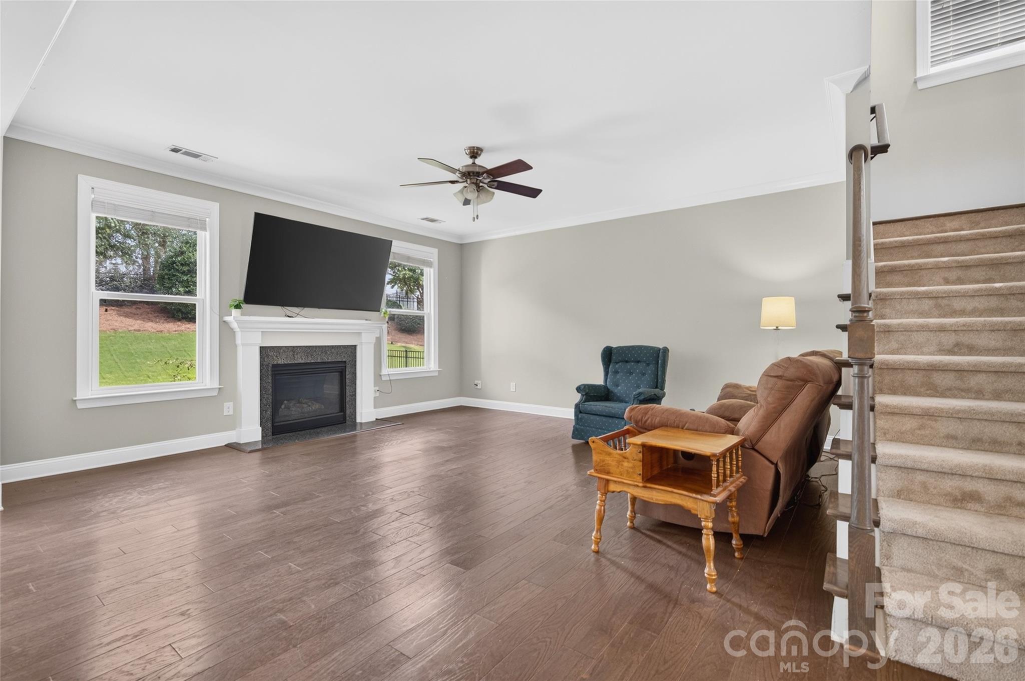 open family room - 113 Heron Cove Loop, Mooresville