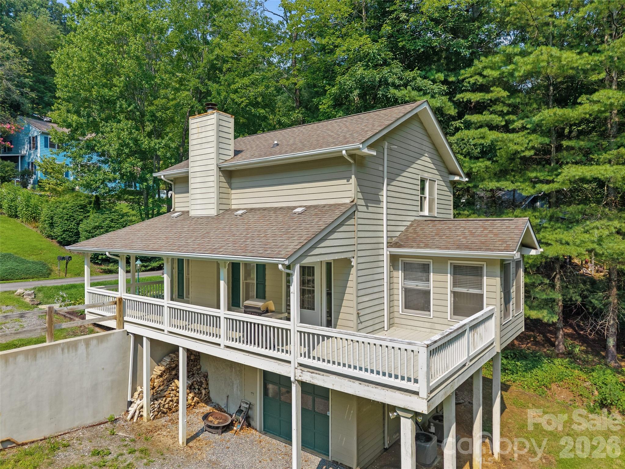 Back View - 218 Junaluska Oaks Drive, Waynesville
