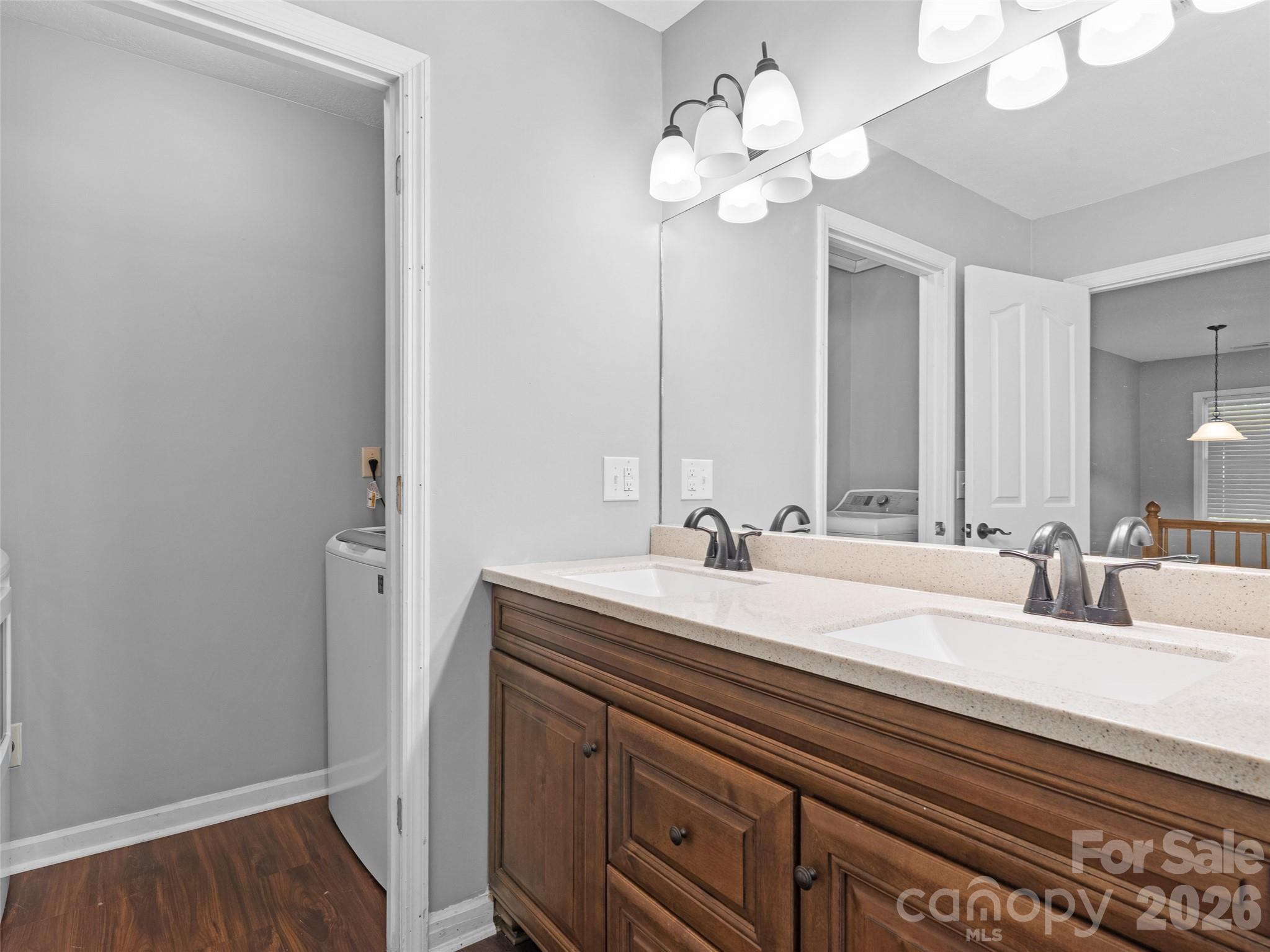 Laundry Room off Full Bath Upper Level - 218 Junaluska Oaks Drive, Waynesville