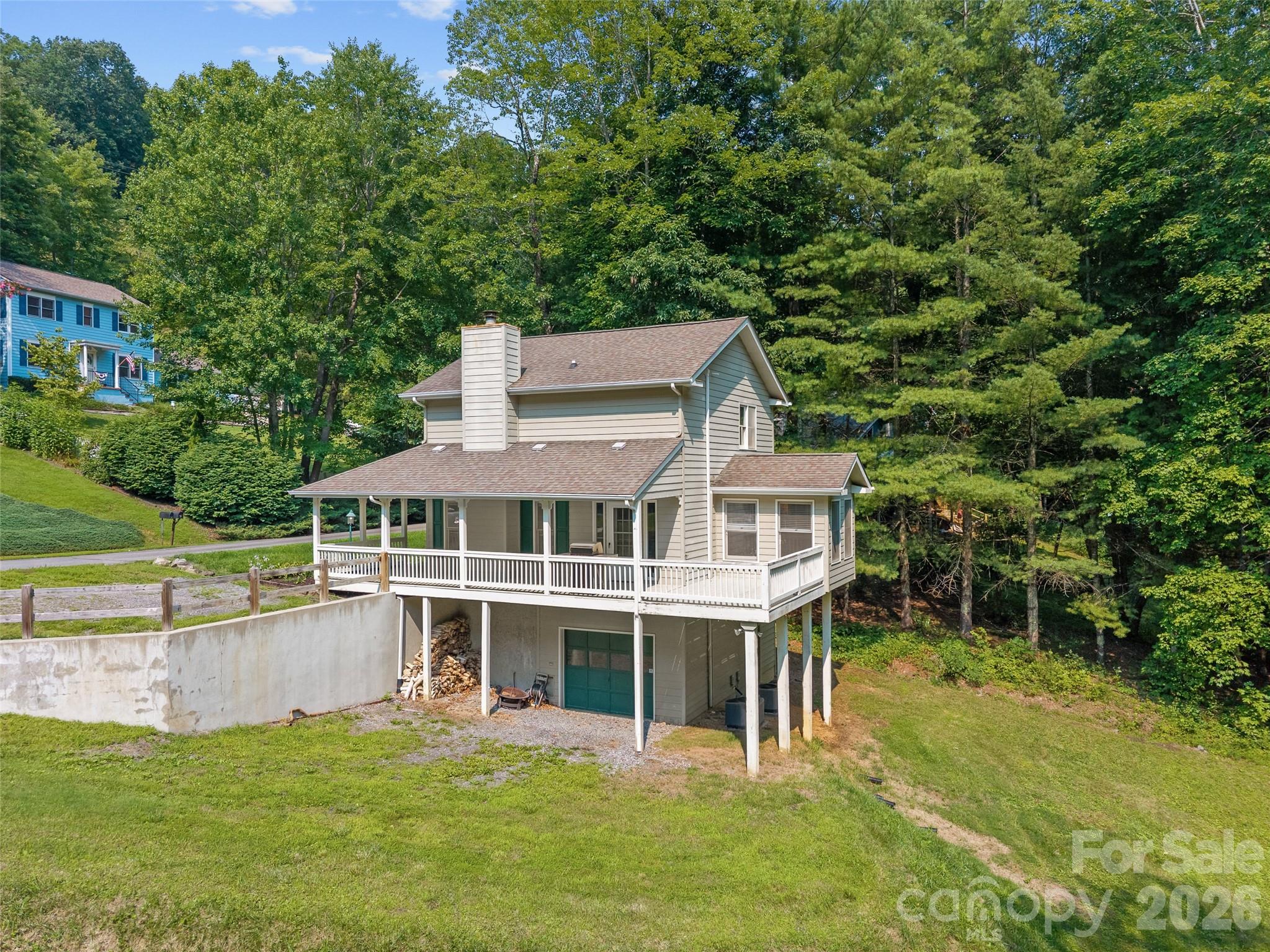Side View - 218 Junaluska Oaks Drive, Waynesville