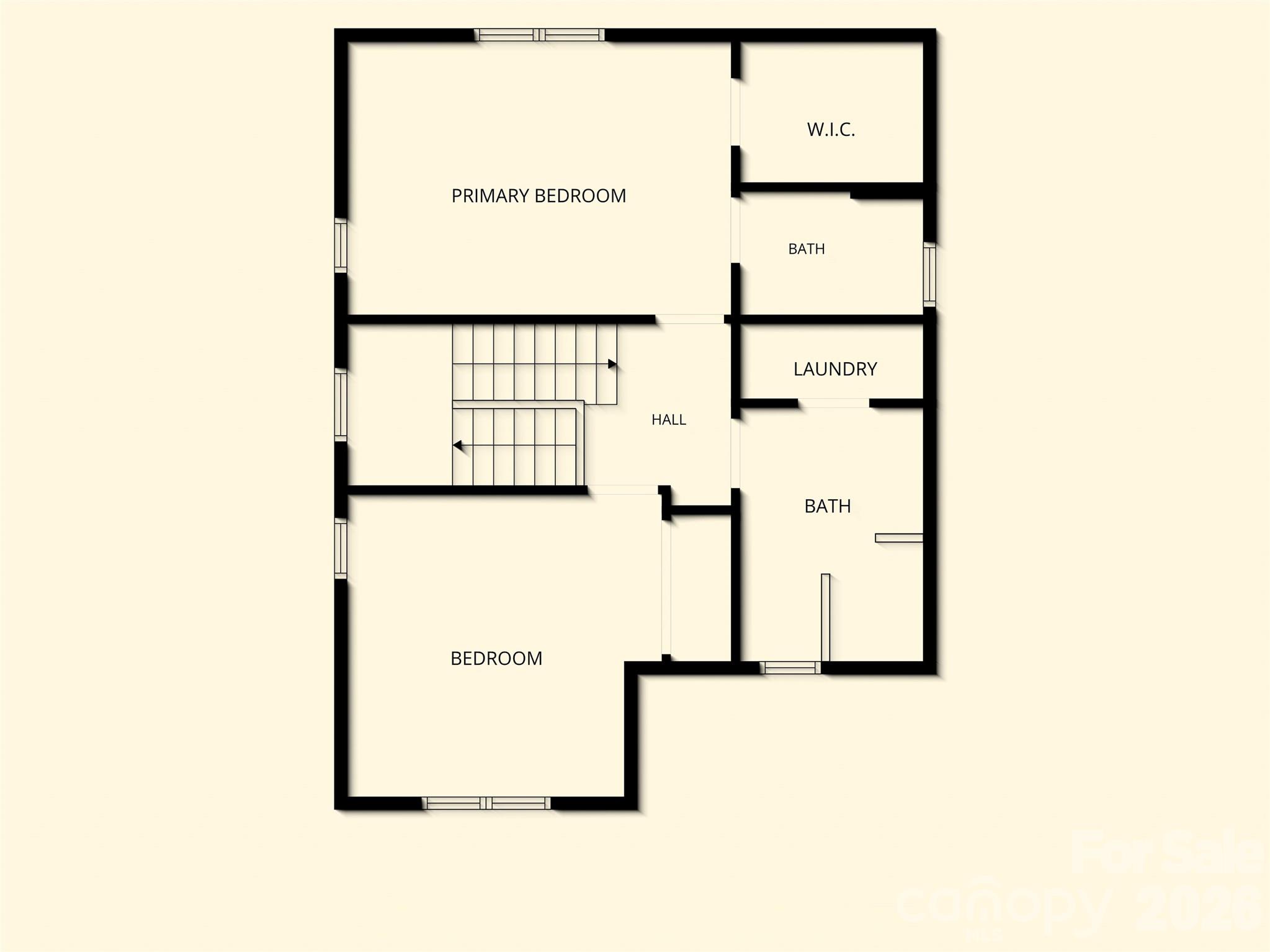 Upper Level Floor Plan - 218 Junaluska Oaks Drive, Waynesville