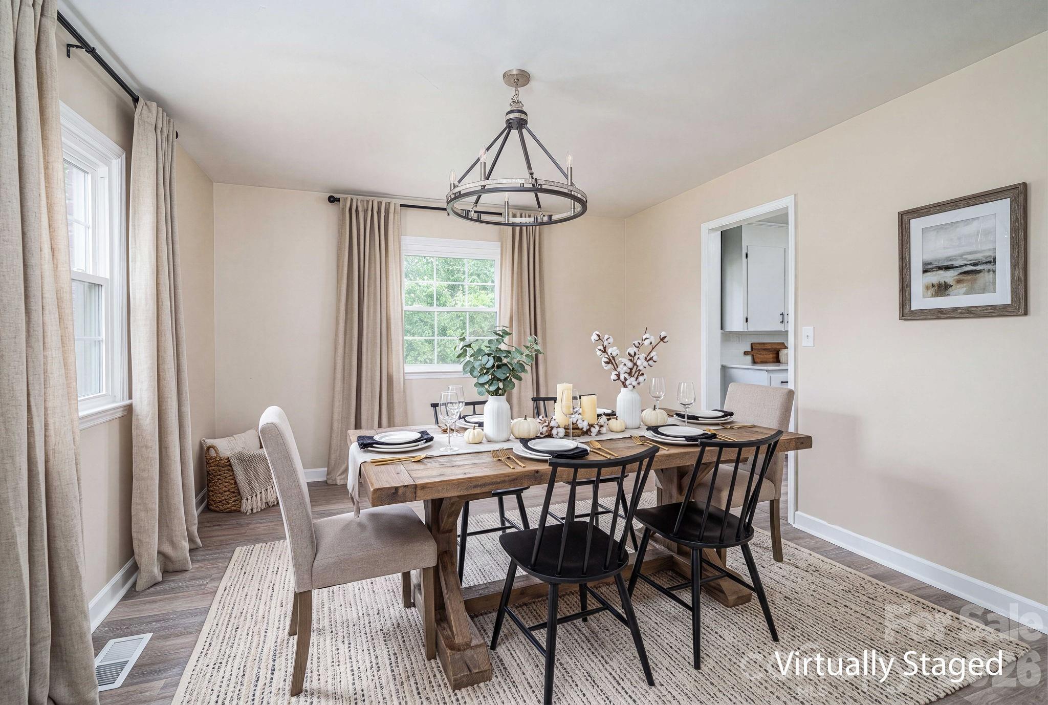 dining room potential - 304 Windsor Drive, Shelby