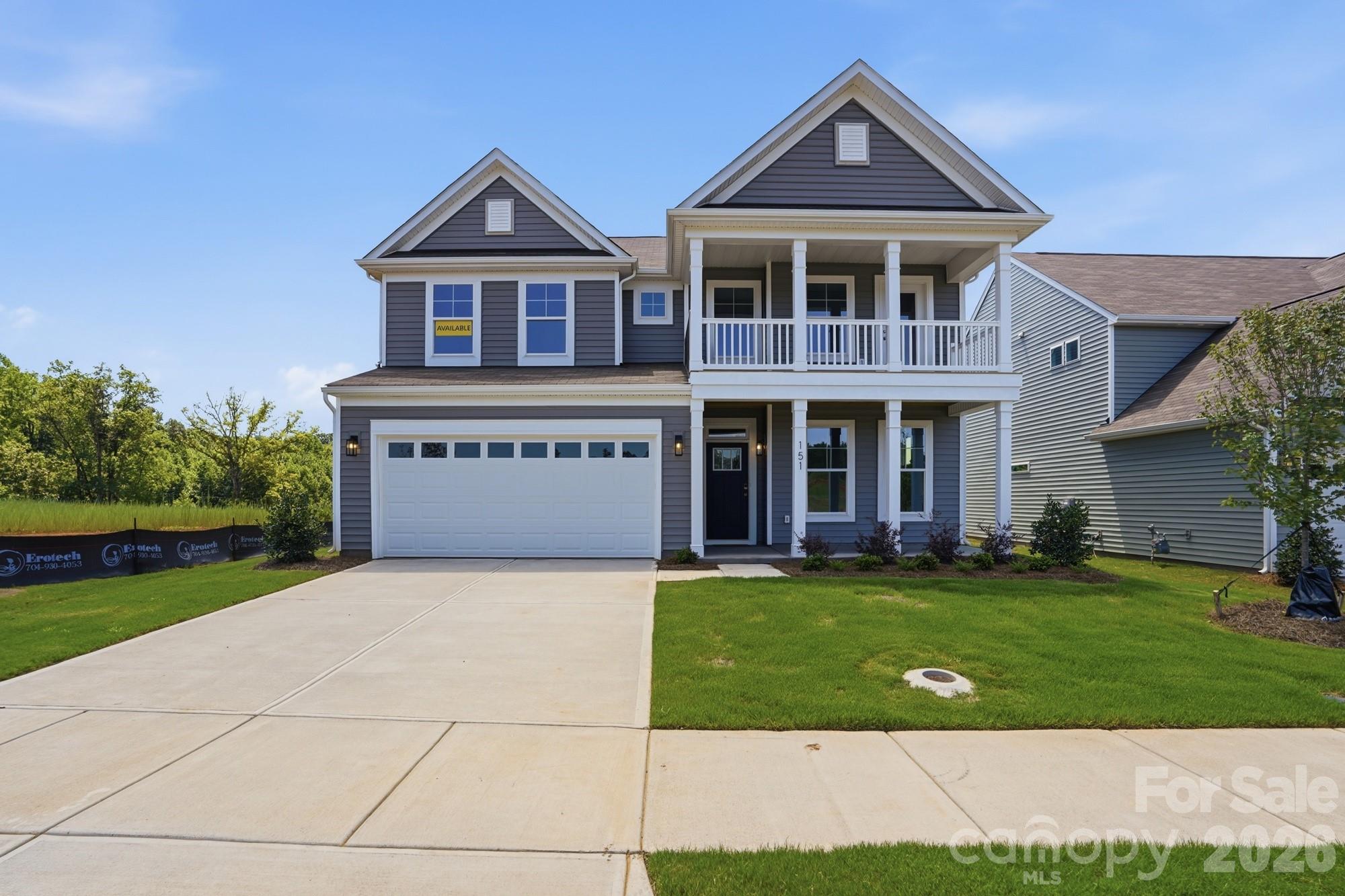 Homesite 163 features a Davidson H floorplan - 151 Grouse Run Way, Troutman