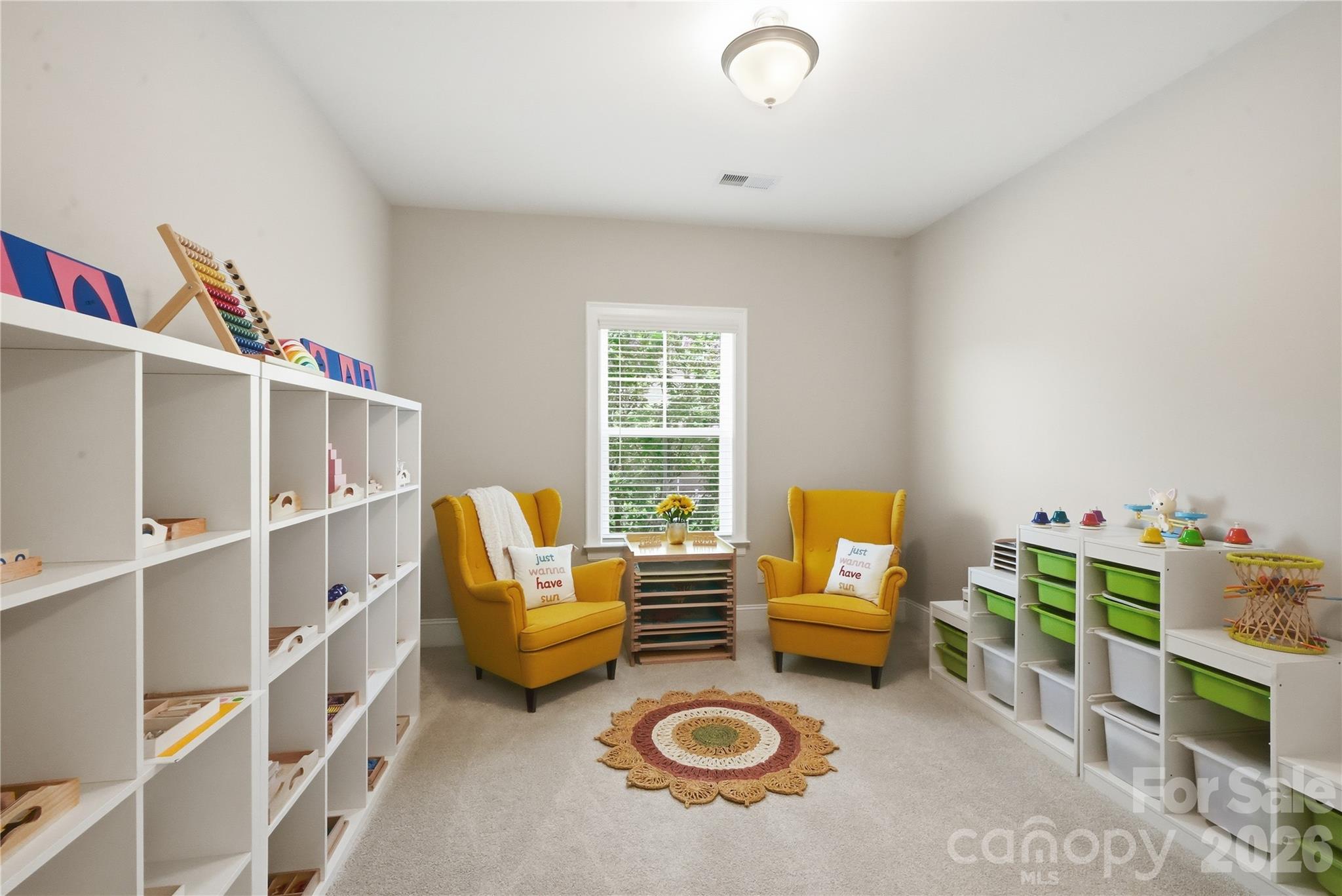 Bedroom 4 currently used as playroom attached to dual entry bathroom - 1621 Afton Way, Fort Mill