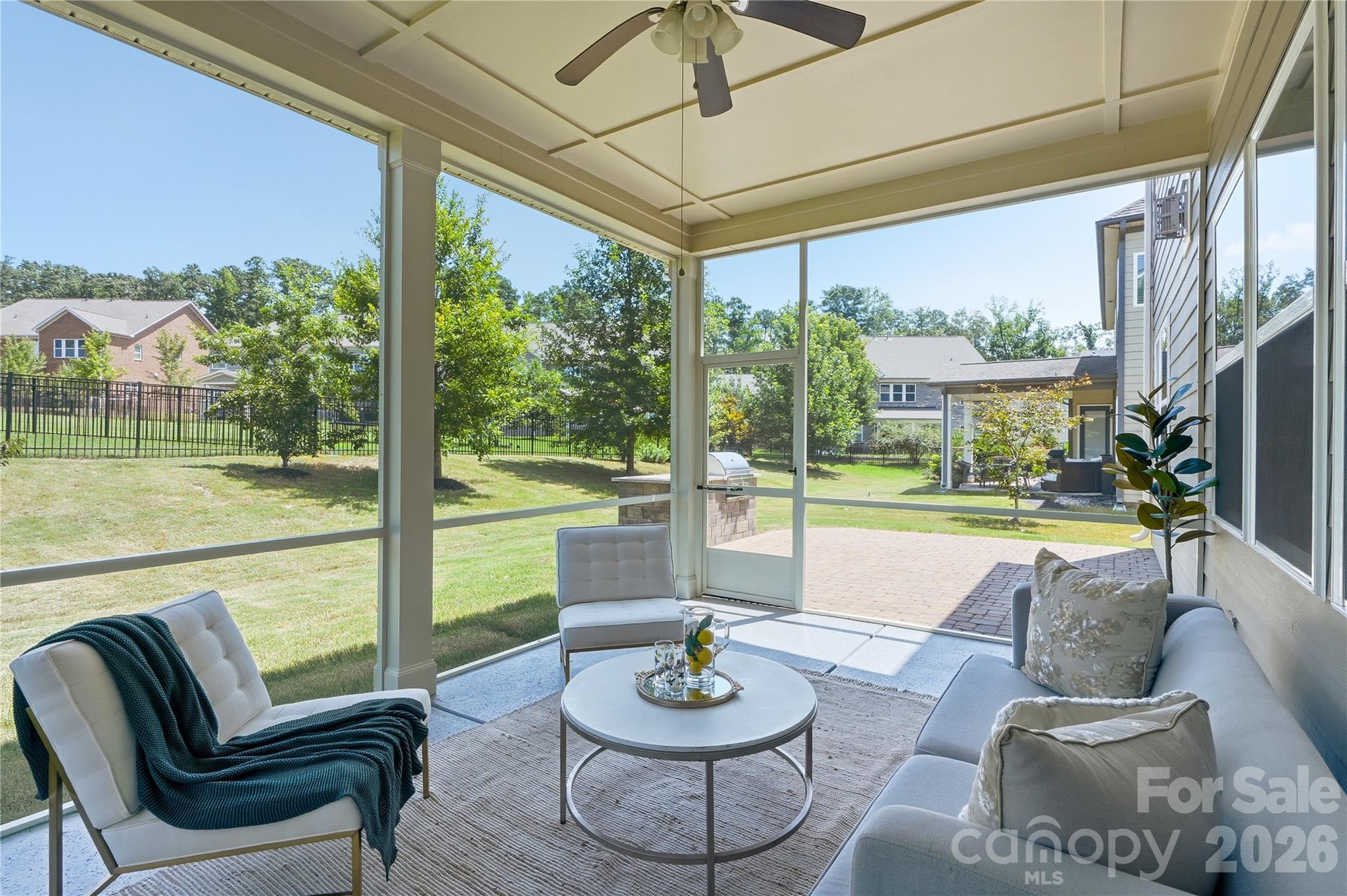 Screen porched - 1621 Afton Way, Fort Mill