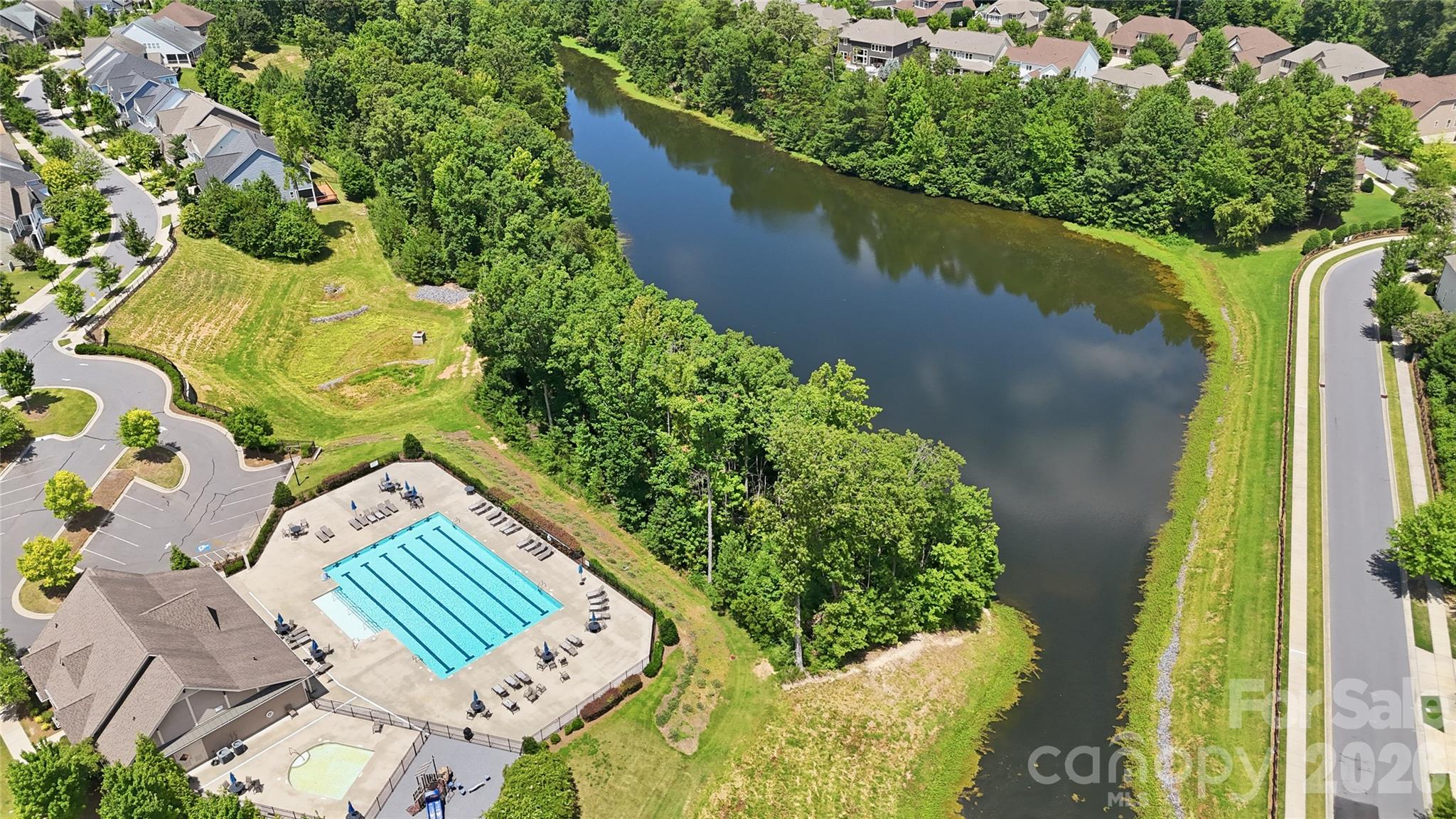 Brayden pool, clubhouse, and one of the two ponds - 1621 Afton Way, Fort Mill