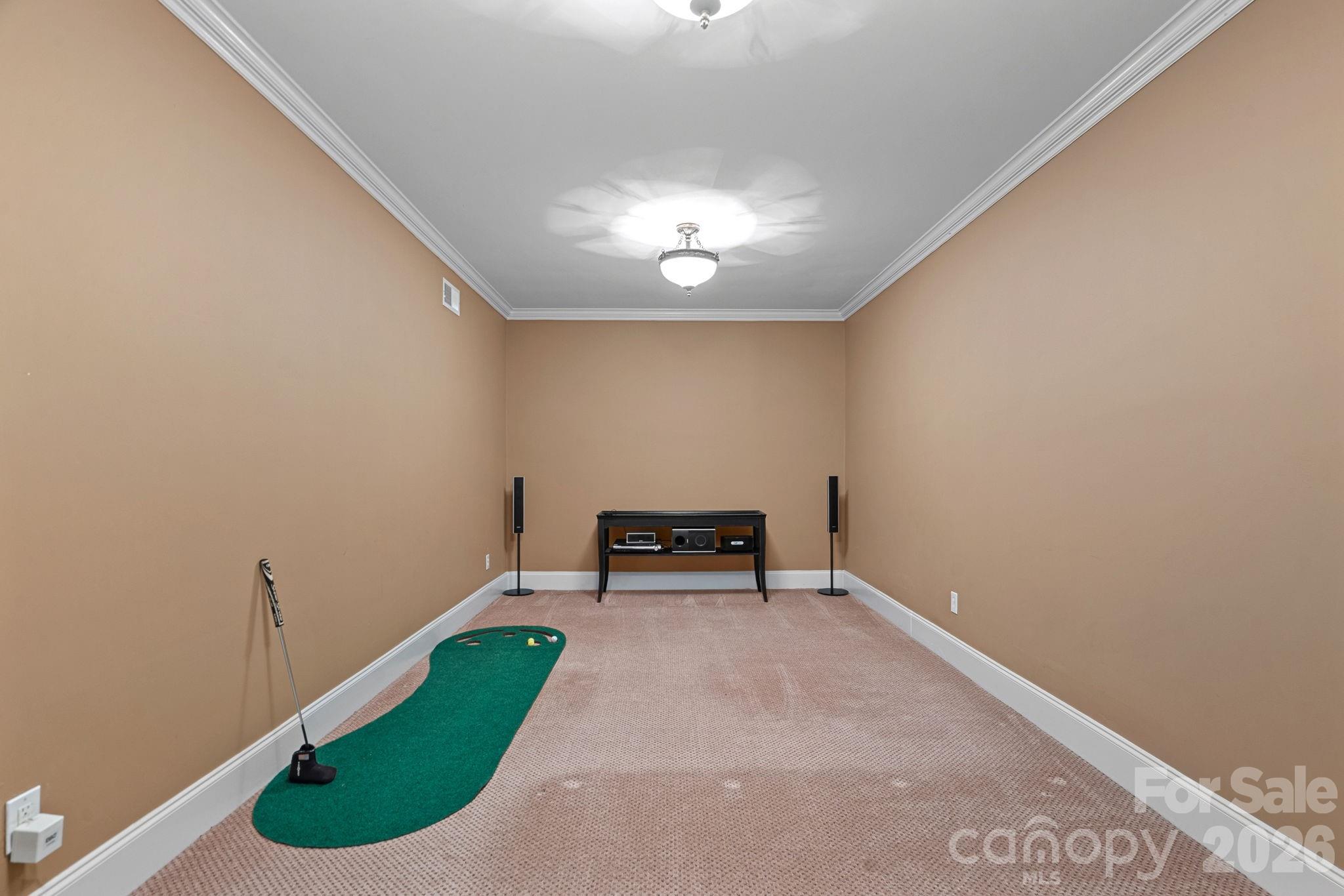 Media Room or Gym - 7967 Glen Abbey Circle, Stanley