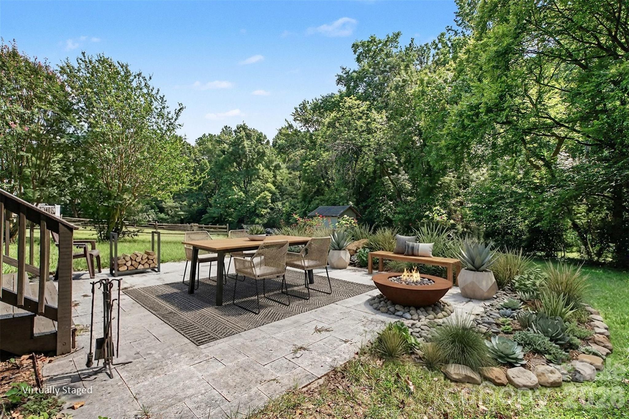 And hanging out on your 356-sf paver patio. - 13520 Andulusian Drive, Matthews