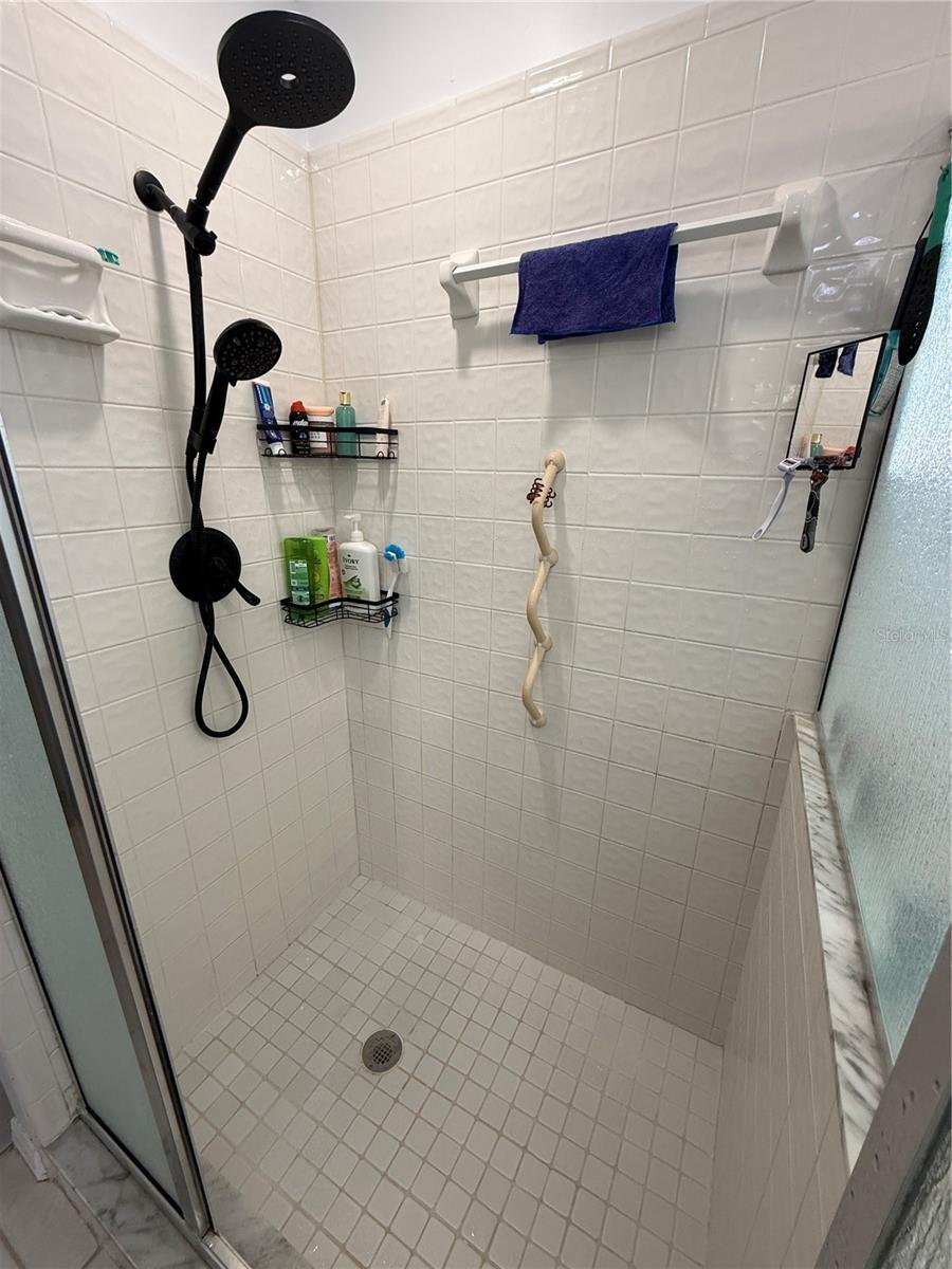 Primary Bathroom shower - 77 CIMMARON DR, PALM COAST