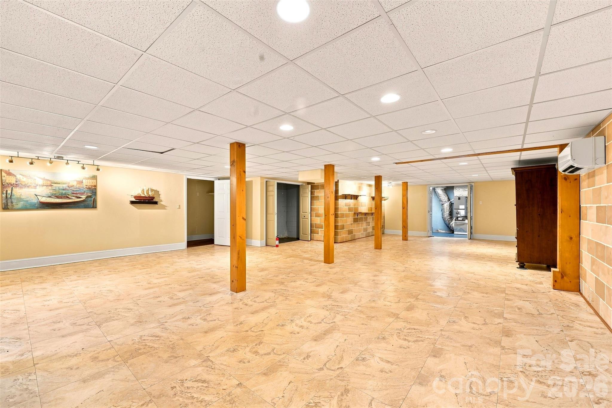 Heated Basement Entertainmet Room - 199 Bethlehem Manufacturing Lane, Hickory