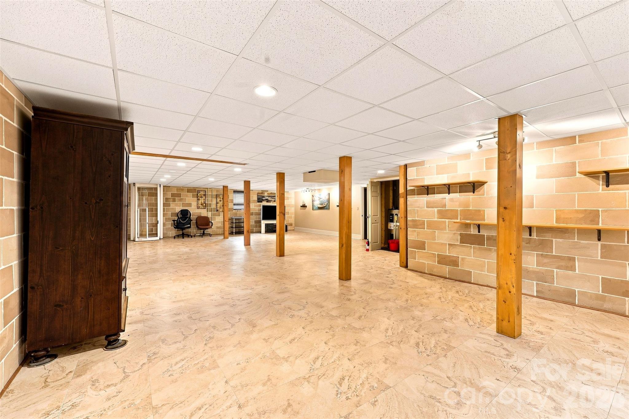 Heated Basement/Entertainment Room - 199 Bethlehem Manufacturing Lane, Hickory