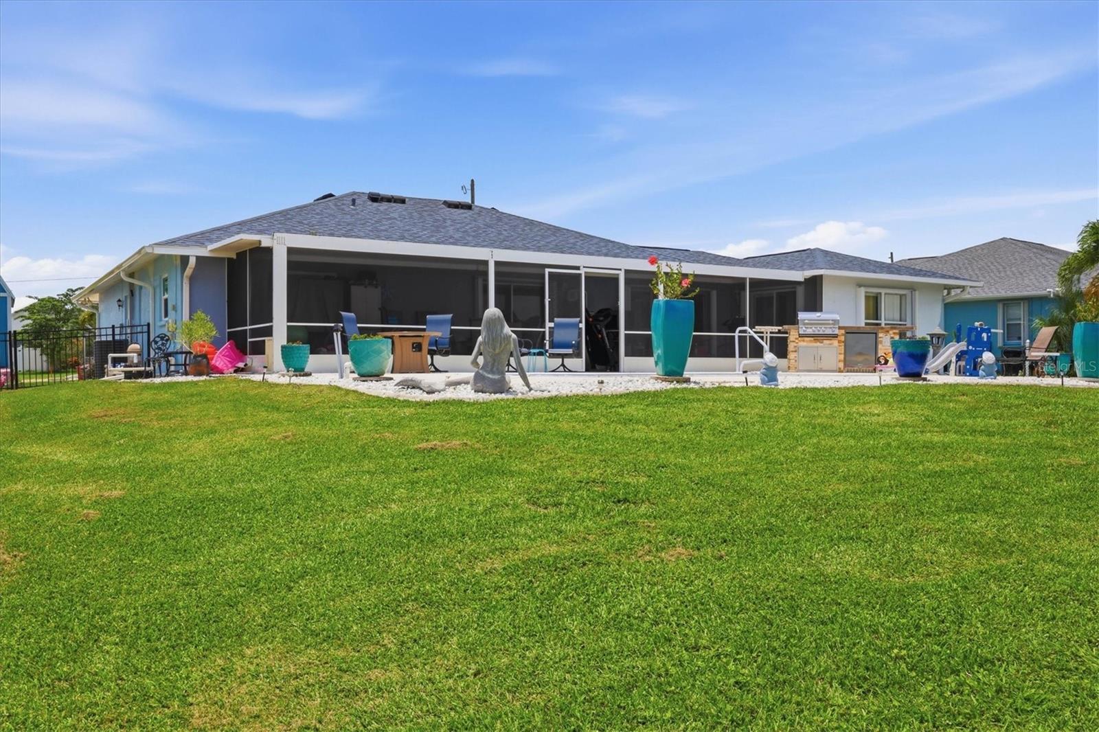 Rear of home - 3514 BLITMAN ST, PORT CHARLOTTE