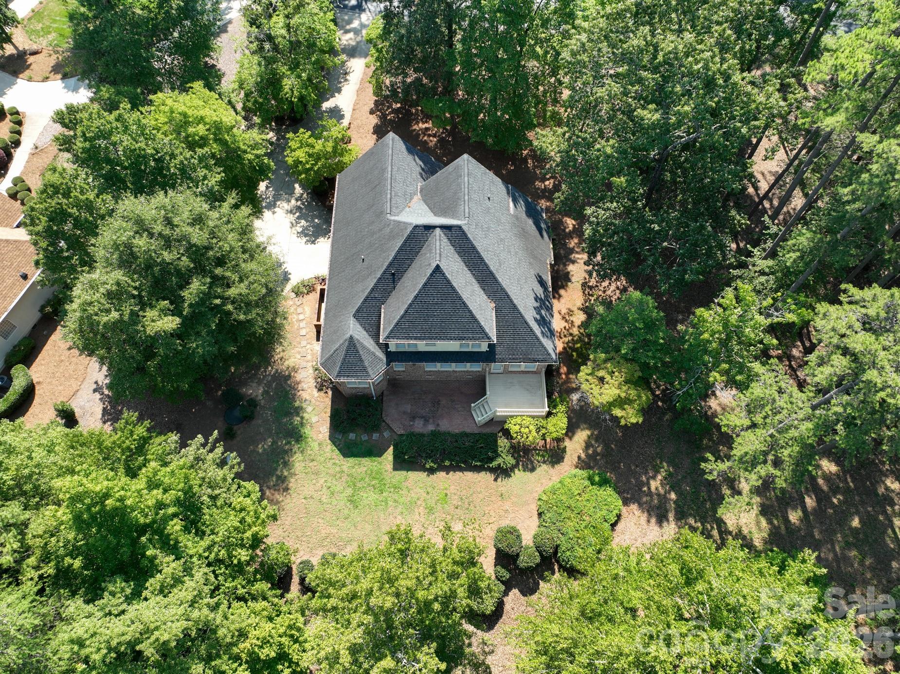 Aerial Rear View - 205 Piney Grove Point, New London