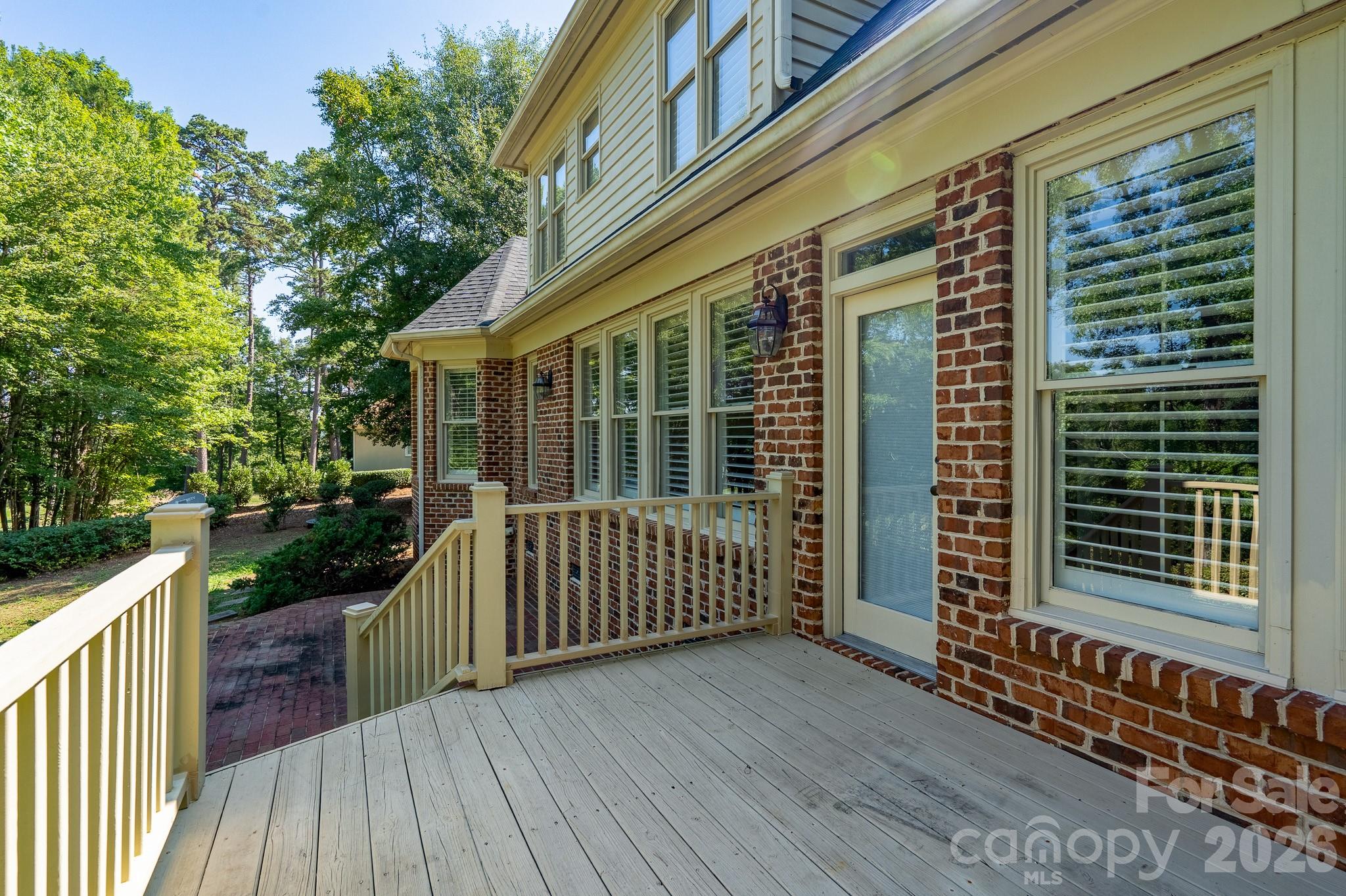 Rear Deck - 205 Piney Grove Point, New London