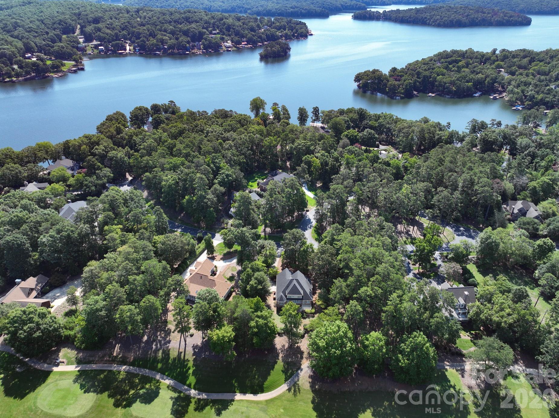 Aerial Rear View - 205 Piney Grove Point, New London