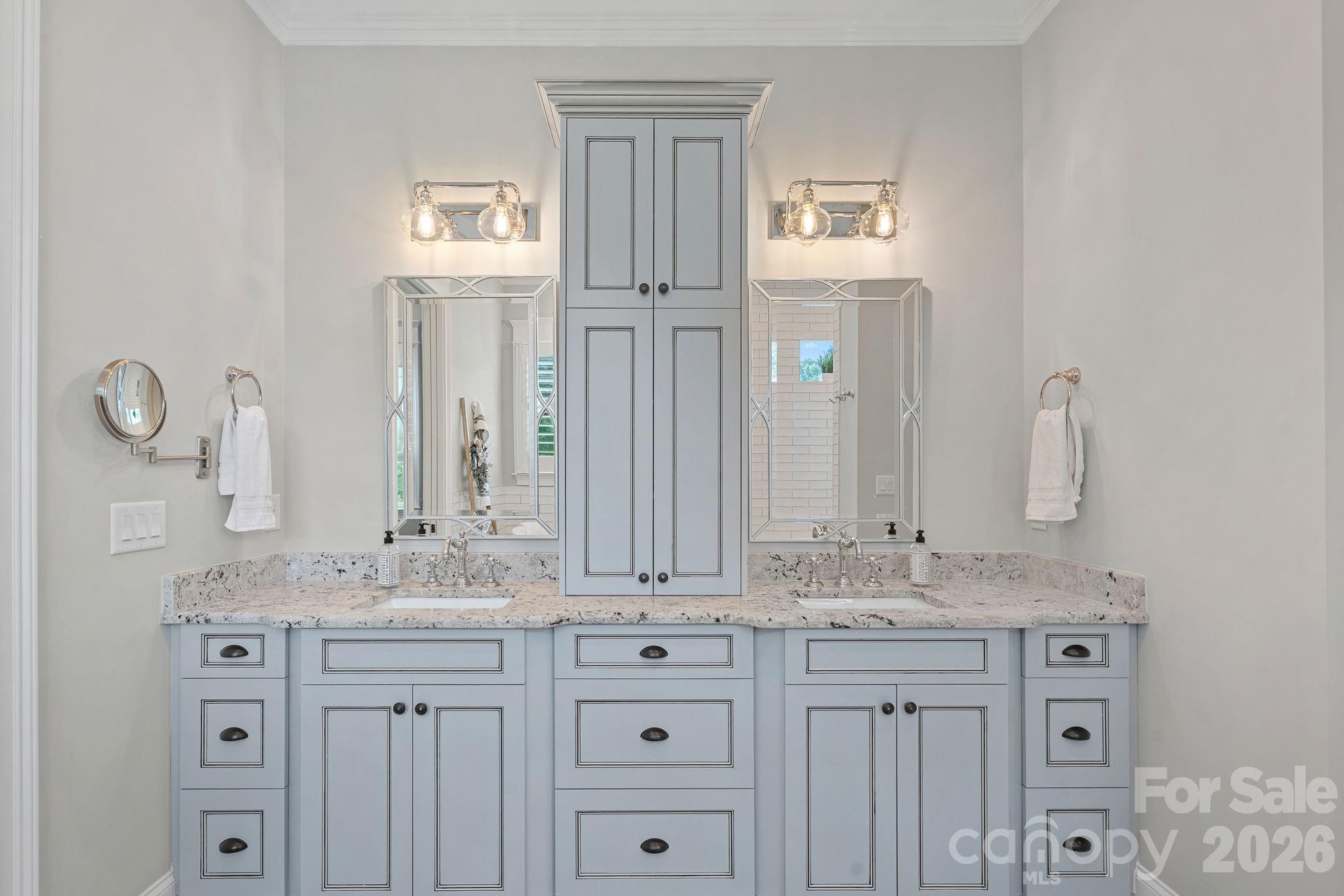 Primary bathroom vanity - main floor - 2889 Mount Pleasant Road, Sherrills Ford