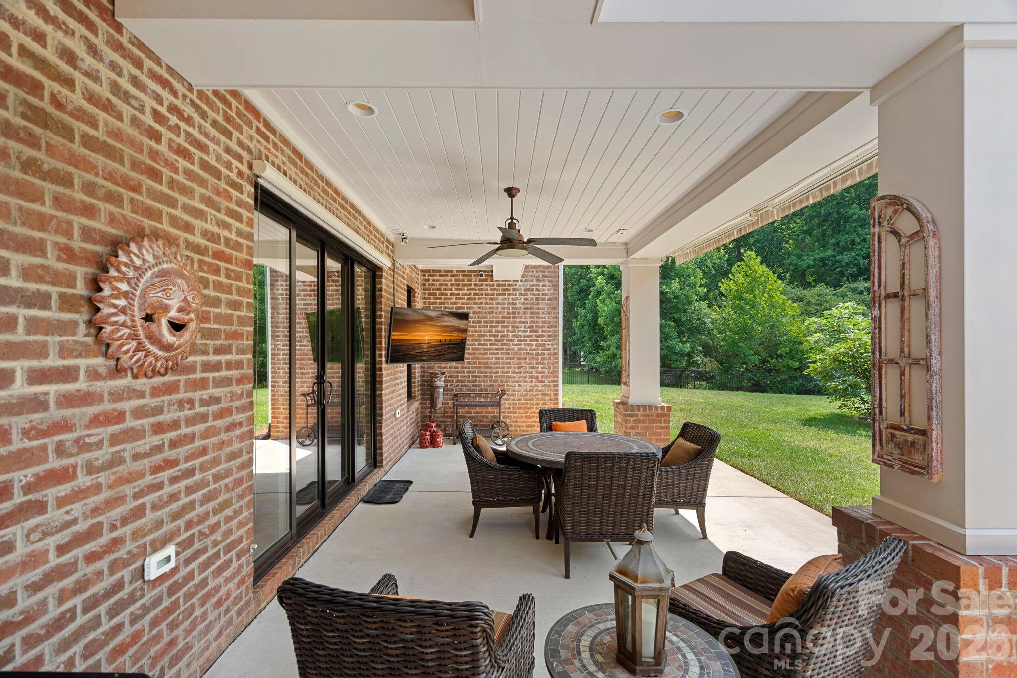 Covered patio - walkout basement level - 2889 Mount Pleasant Road, Sherrills Ford