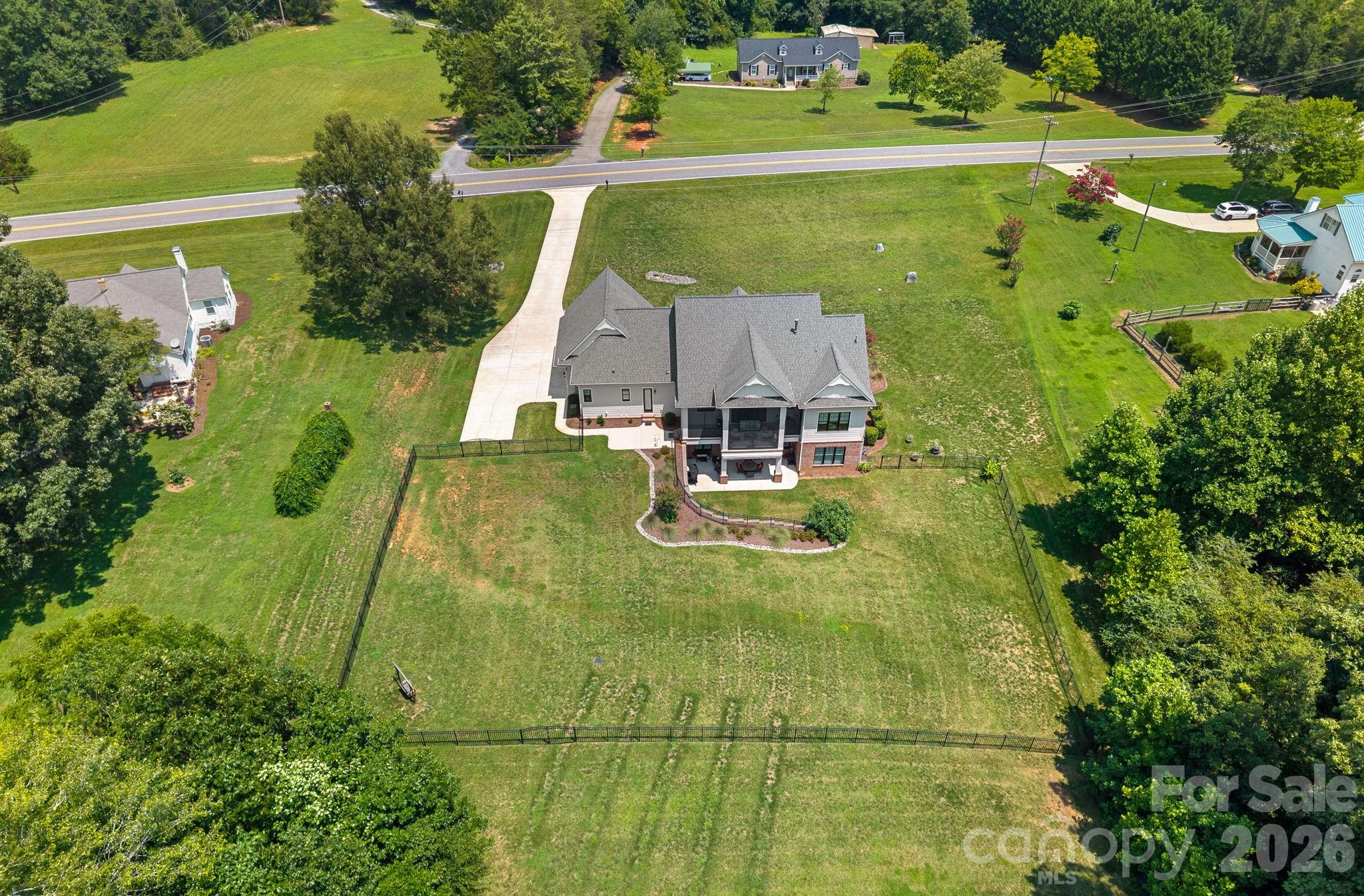 View of the back of the home - 2889 Mount Pleasant Road, Sherrills Ford