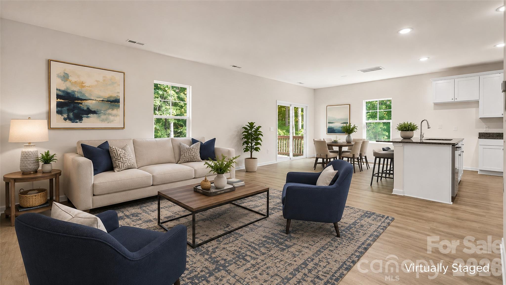 Virtually Staged Living Area - 4022 Rolling Creek Road, Vale