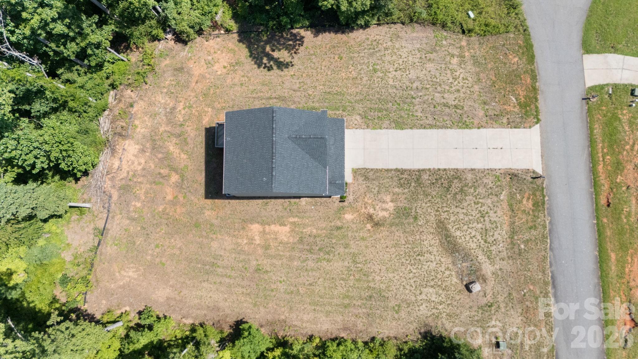 House and lot overhead view - 4022 Rolling Creek Road, Vale