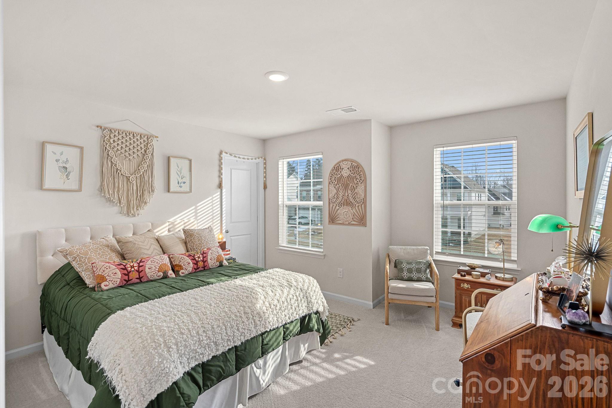 Guest bedroom 1. - 262 Abersham Drive, Mooresville