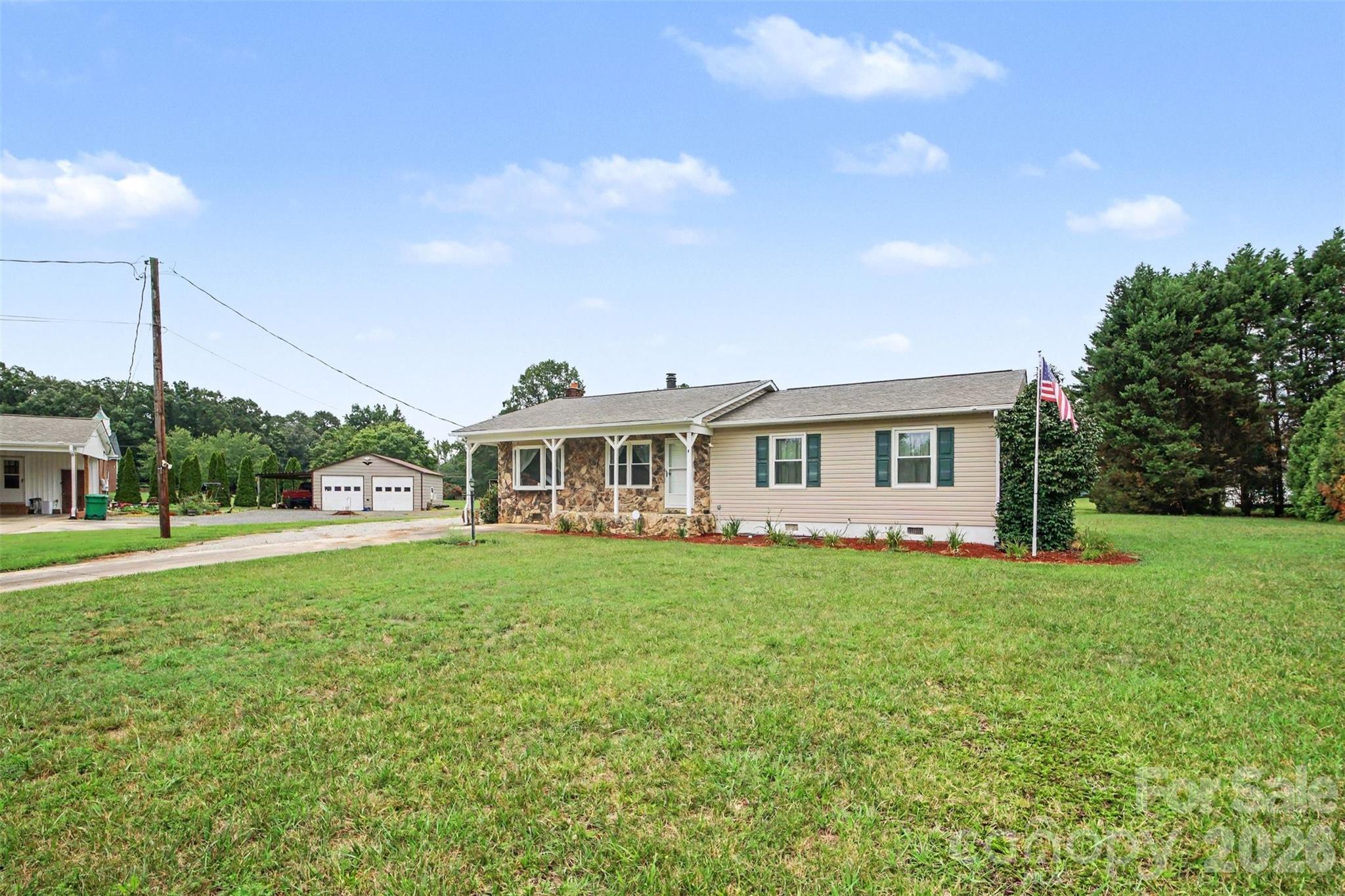 Front Yard with Security system - 155 Park Villa Road, Salisbury