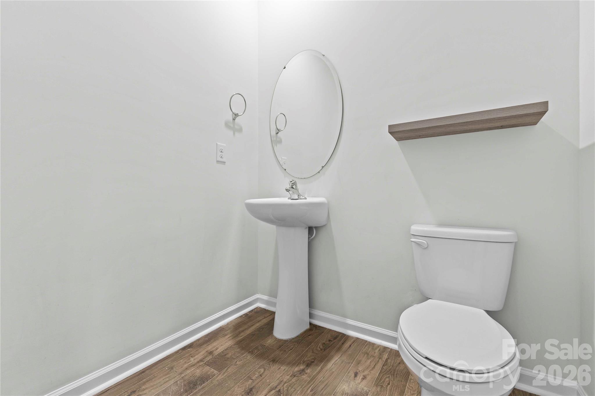 powder room on main floor - 134 Giant Oak Avenue, Statesville