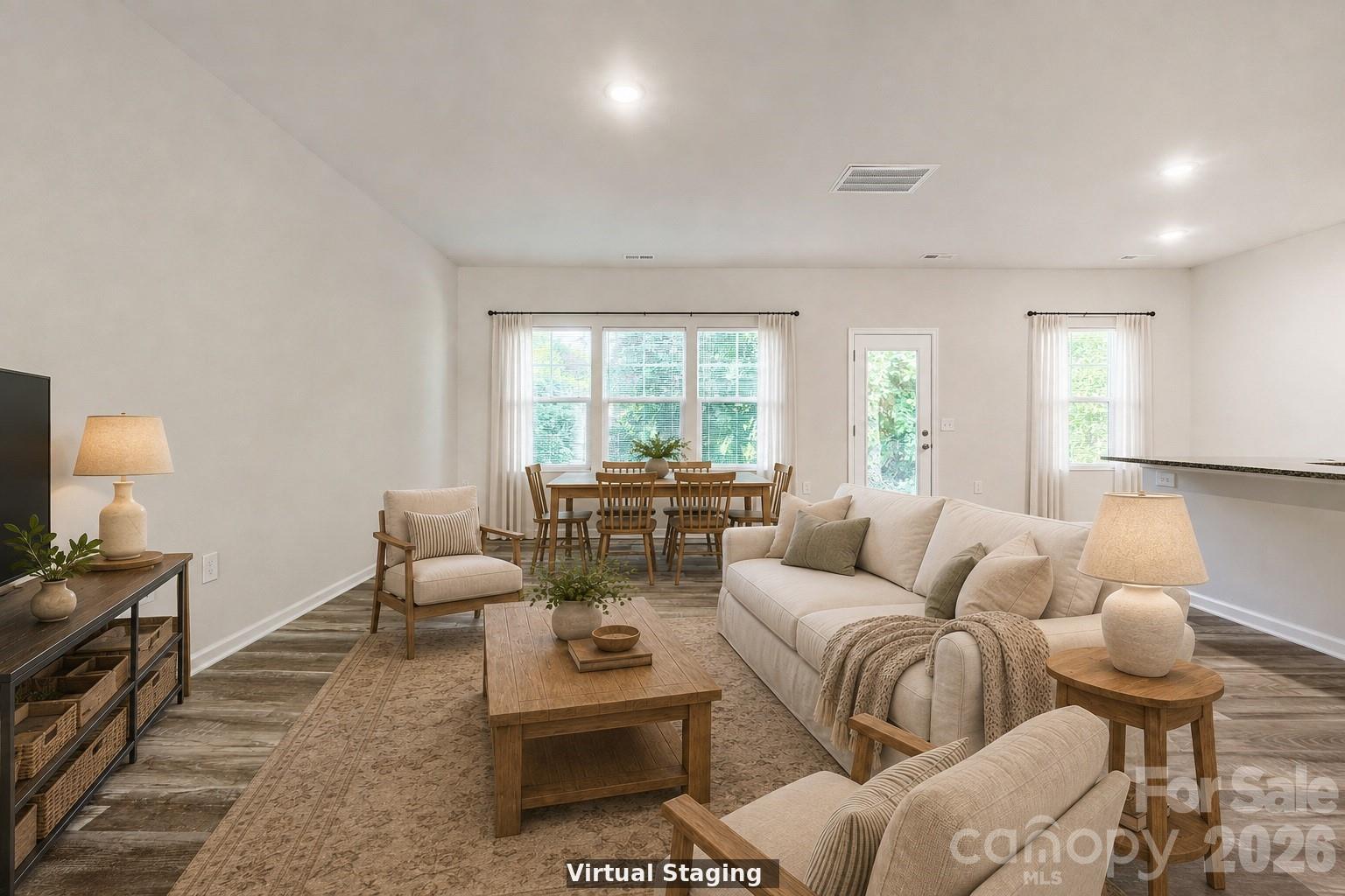 Virtual Staging Great Room - 436 W Mclelland Avenue, Mooresville