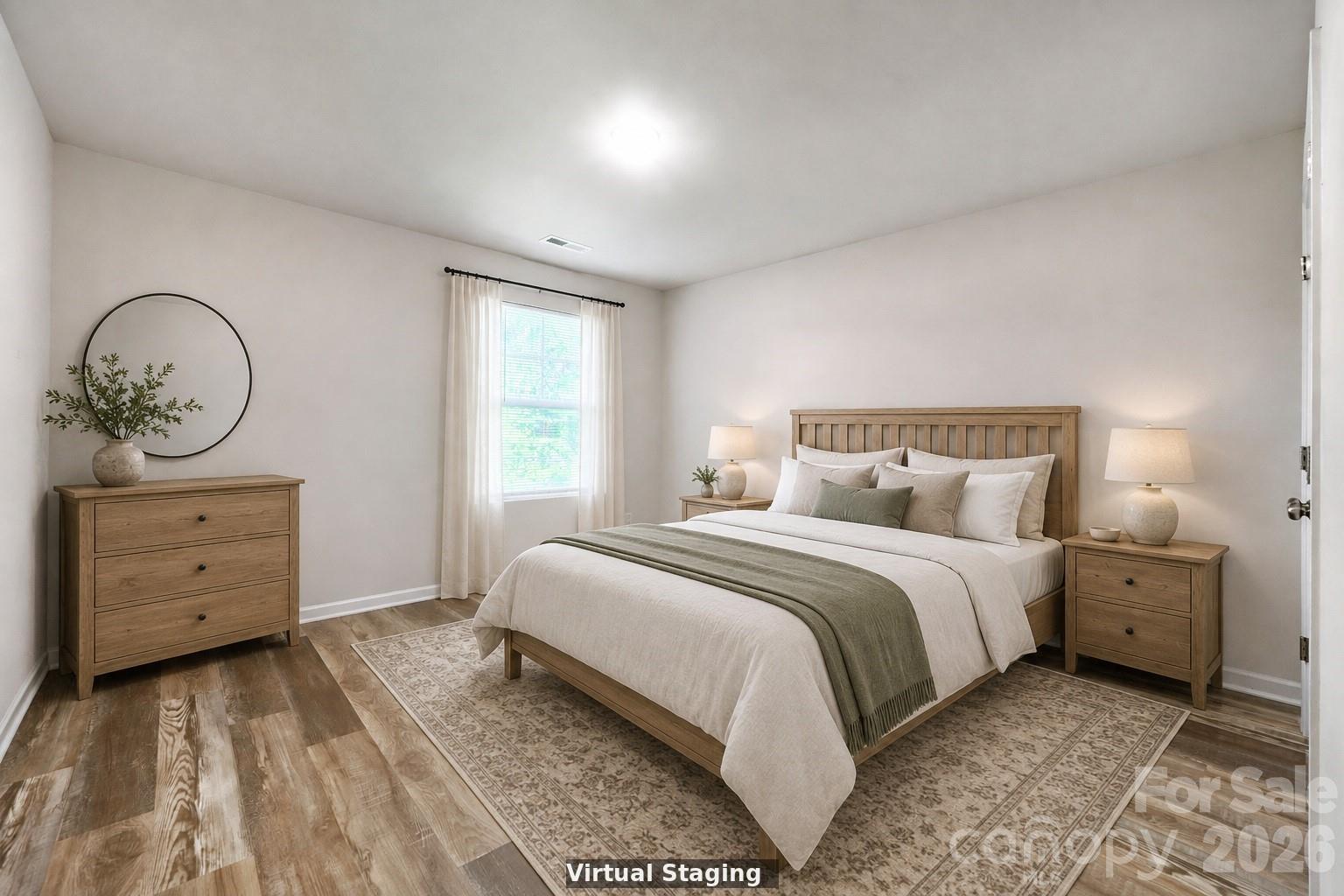Virtual Staging Bedroom 2 - 436 W Mclelland Avenue, Mooresville