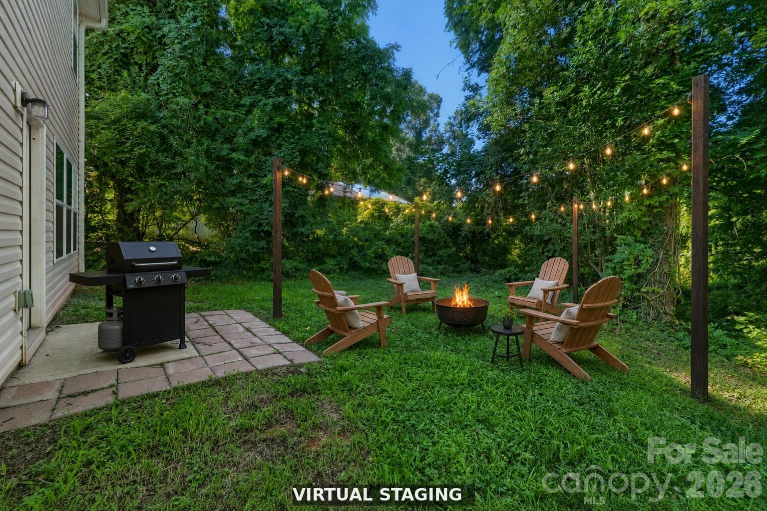 Virtual Staging Back Patio - 436 W Mclelland Avenue, Mooresville
