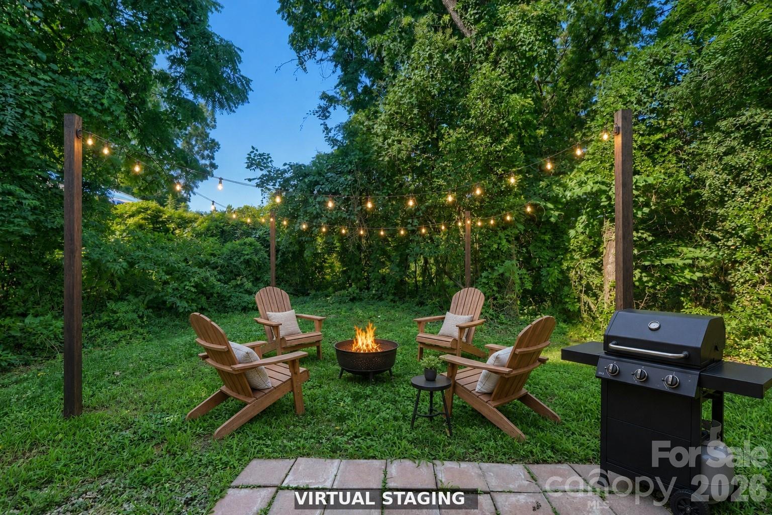 Virtual Staging Backyard - 436 W Mclelland Avenue, Mooresville