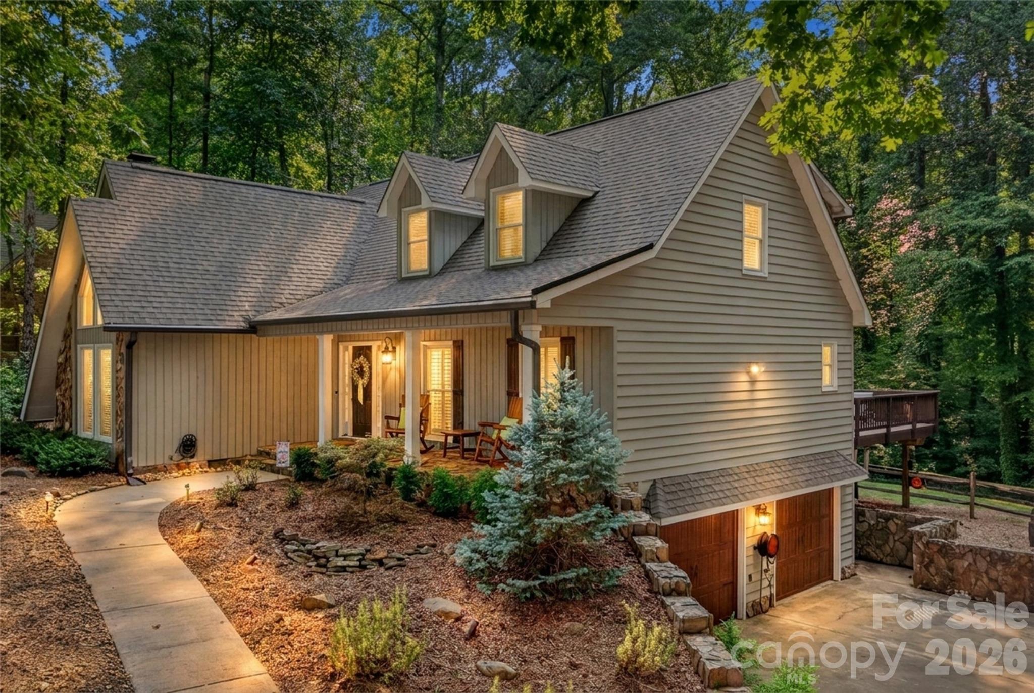 Landscape lighting, really turns those heads driving by - 1345 Gaston Day School Road, Gastonia