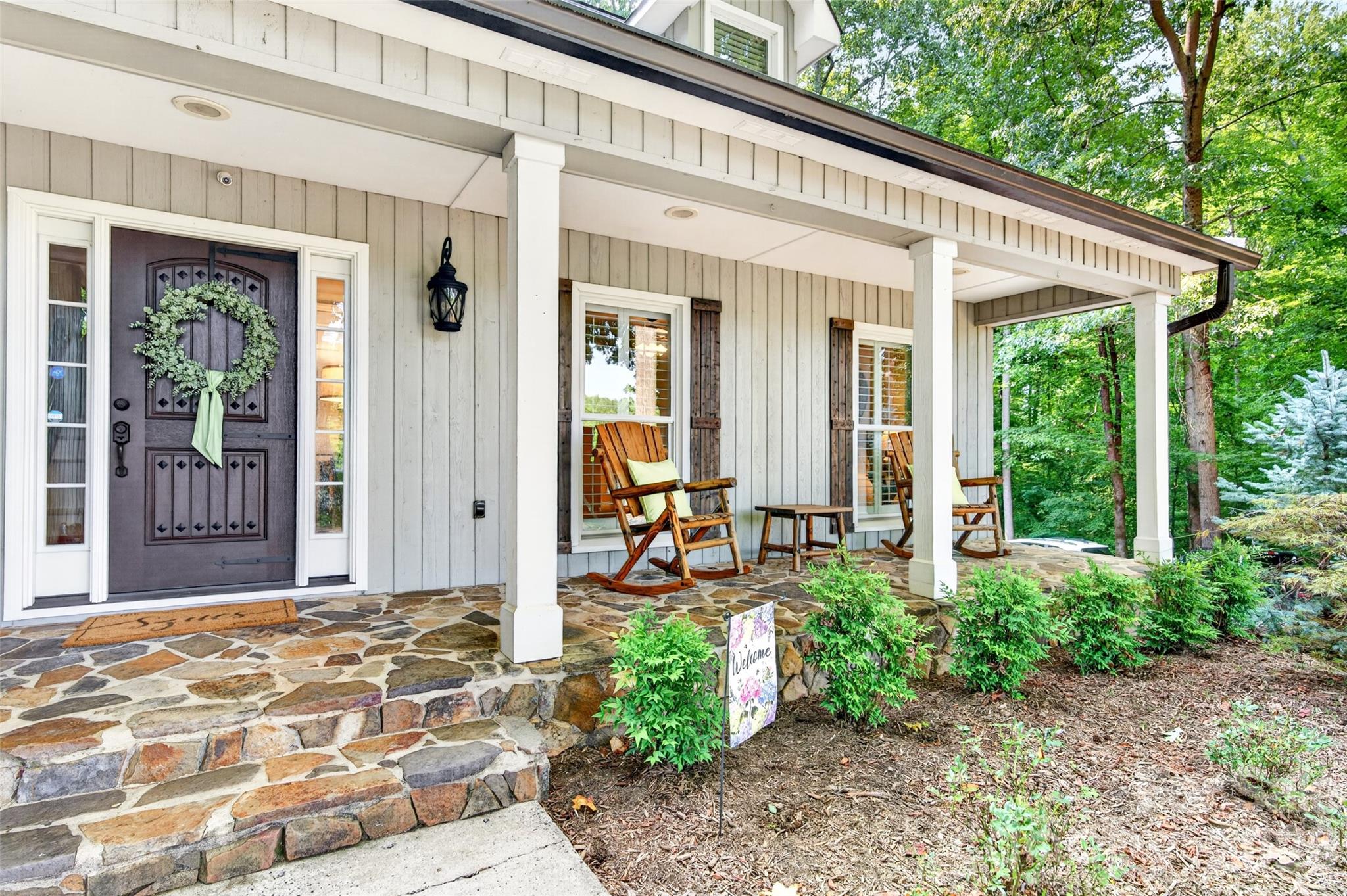 Southern porch with a view - 1345 Gaston Day School Road, Gastonia