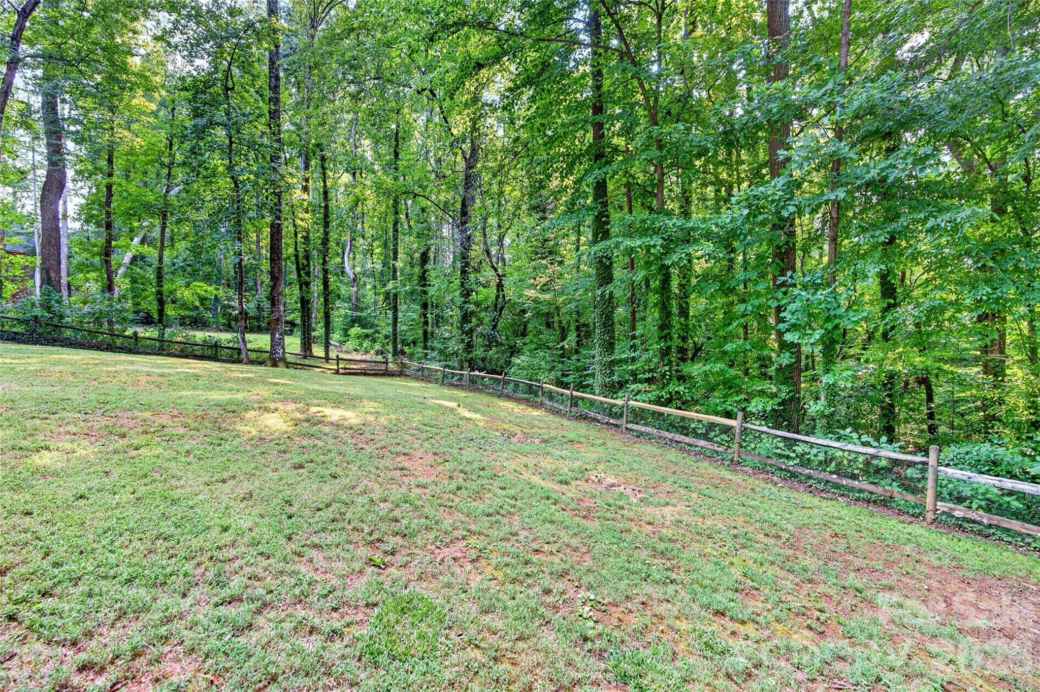 HUGE, private fenced back yard - 1345 Gaston Day School Road, Gastonia