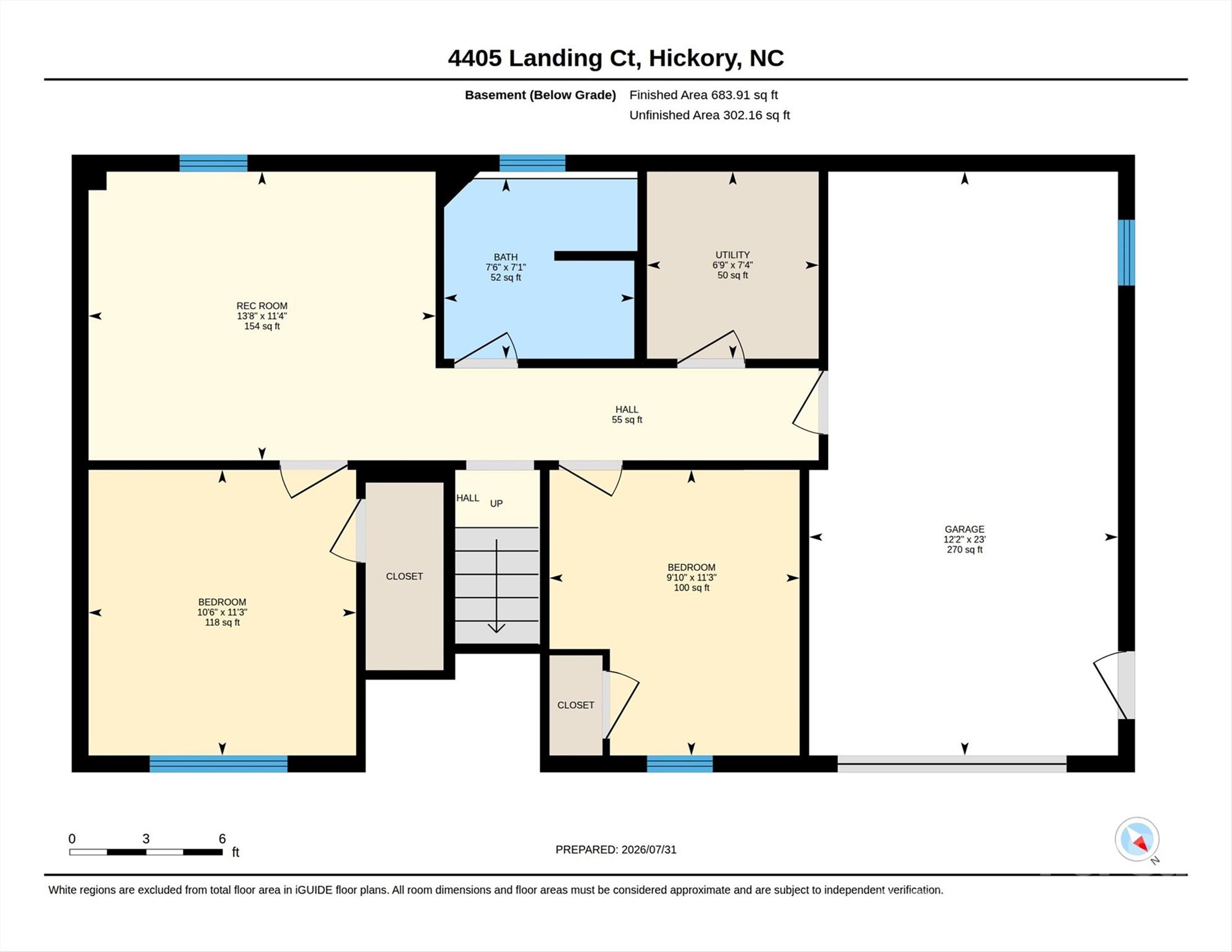 Bonus Space - 4405 Landing Court, Hickory