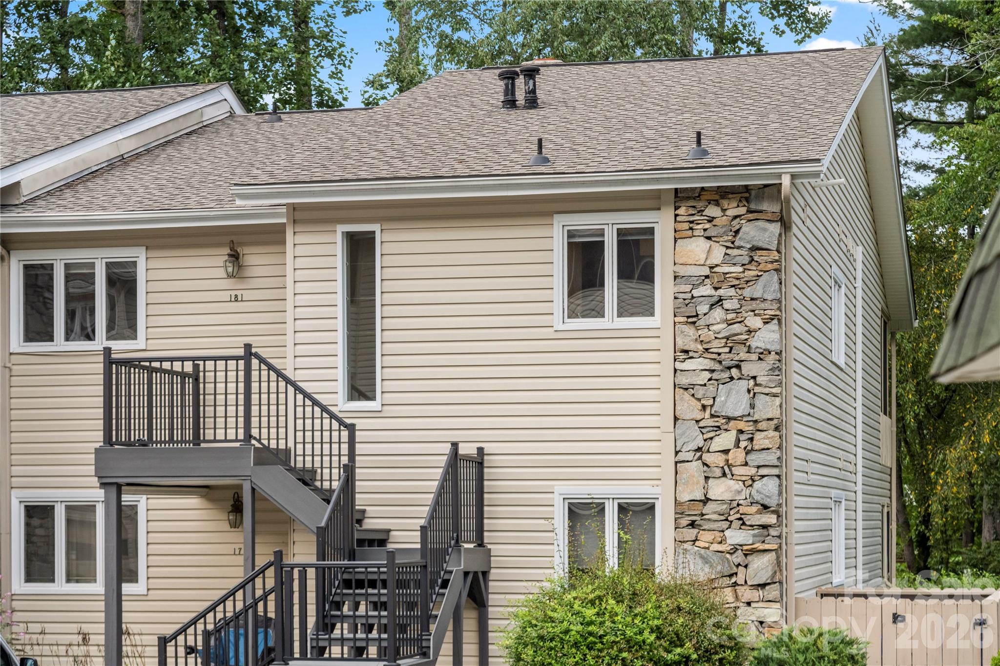 Exterior View 1 upper Unit - 181 N Britton Creek Court, Hendersonville