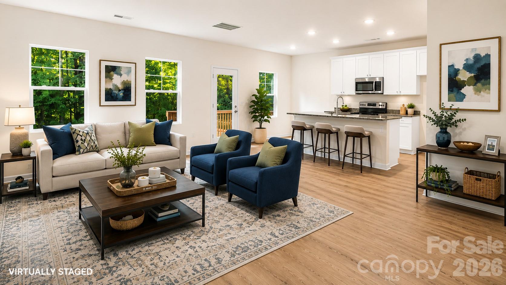Virtually Staged Living Area - 4029 Rolling Creek Drive, Vale