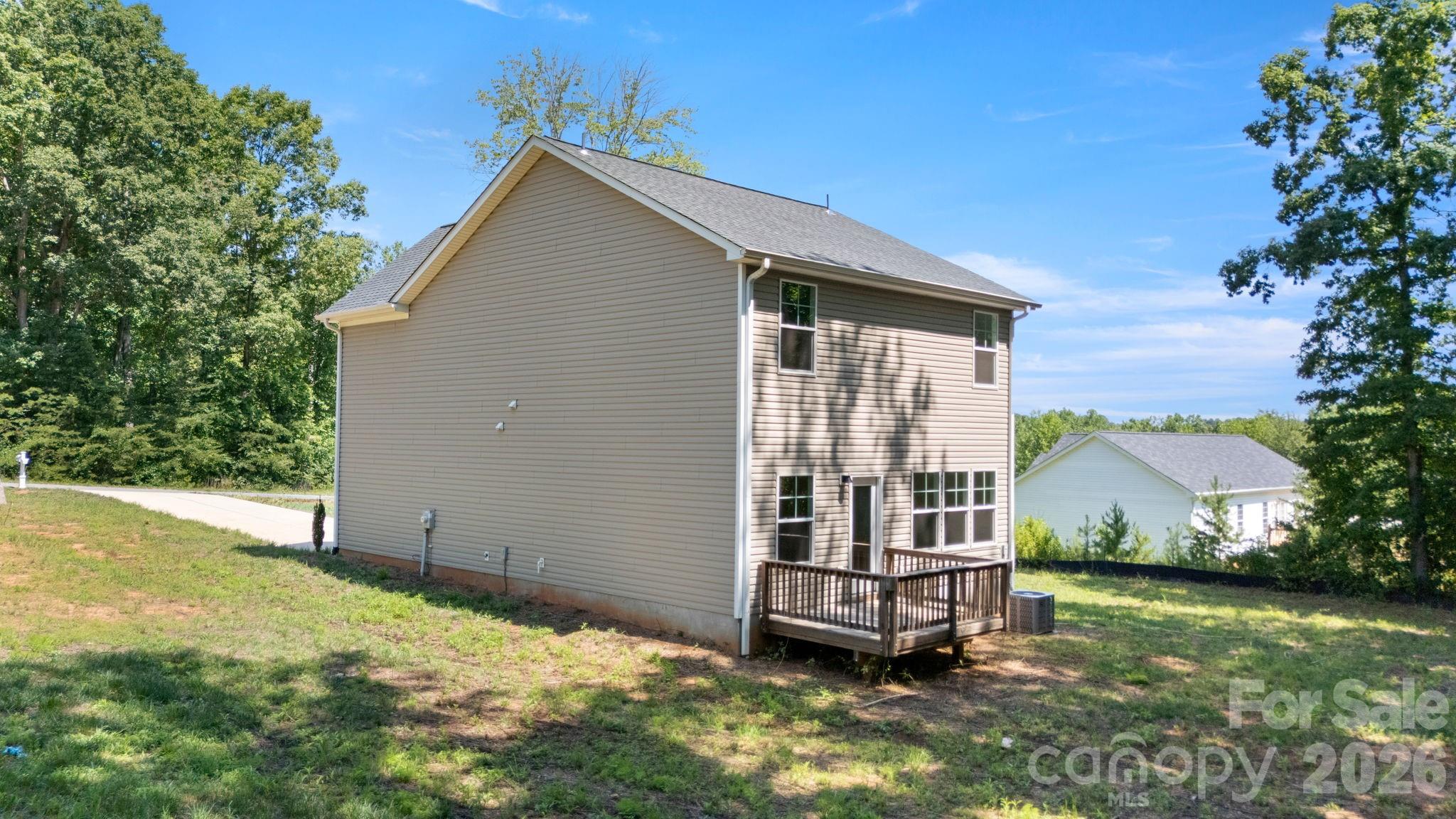 Side and rear of the house - 4029 Rolling Creek Drive, Vale