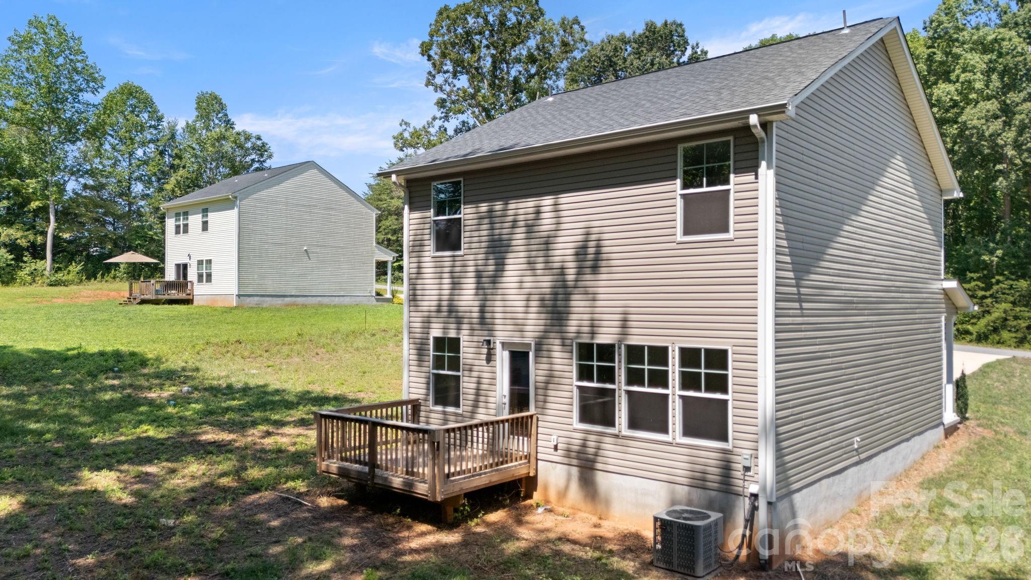 Side and rear of the house - 4029 Rolling Creek Drive, Vale