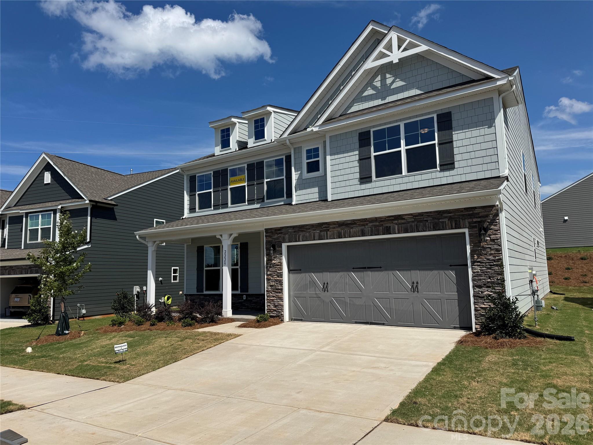 Homesite 587 features a Davidson F floorplan - 2229 Tabor Road, Sherrills Ford