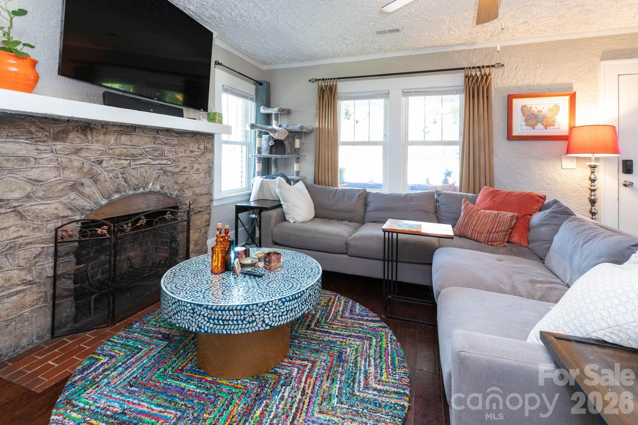 Living Room - 752 Fairview Road, Asheville