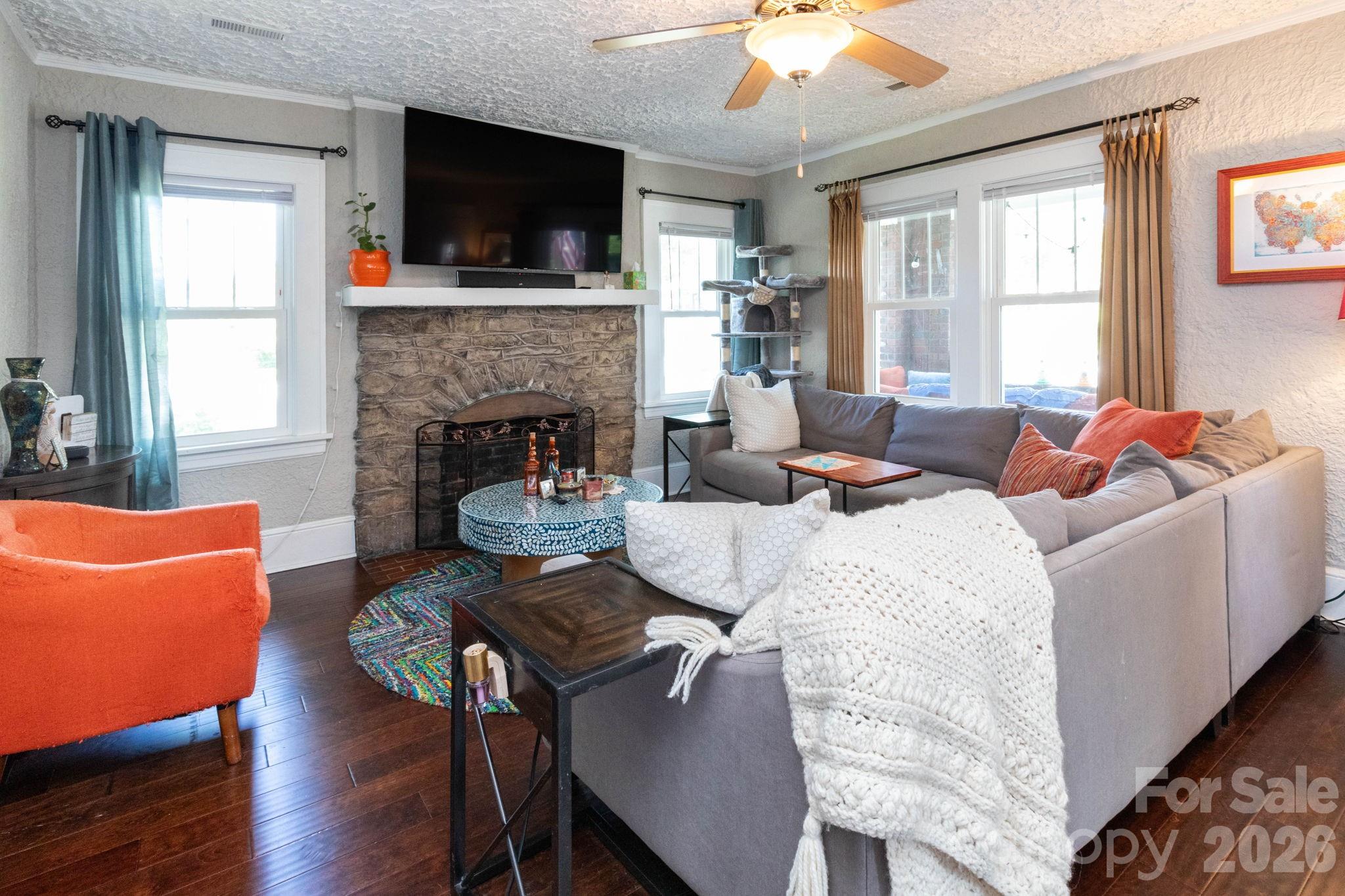 Living Room - 752 Fairview Road, Asheville