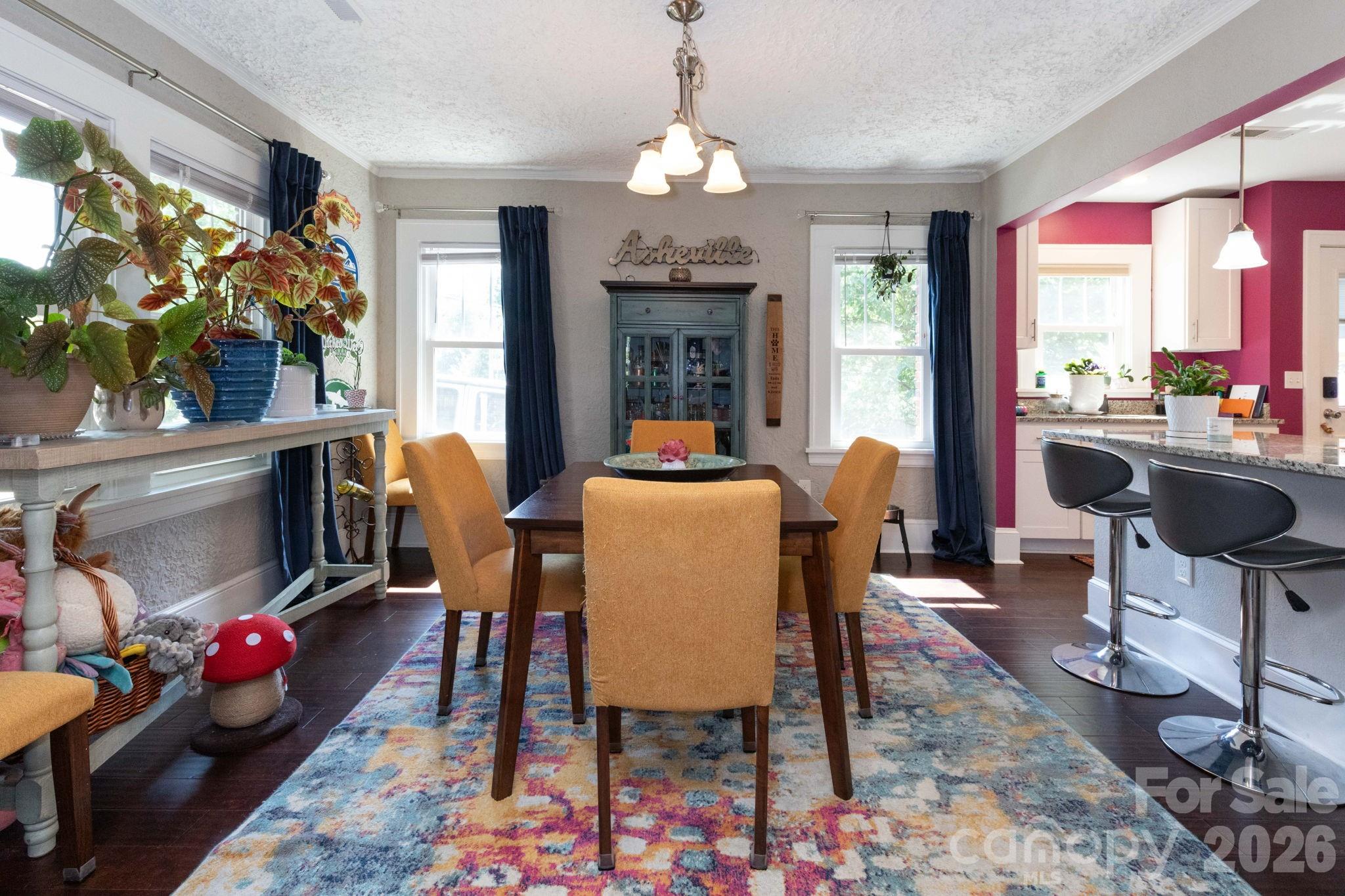 Dining Room - 752 Fairview Road, Asheville