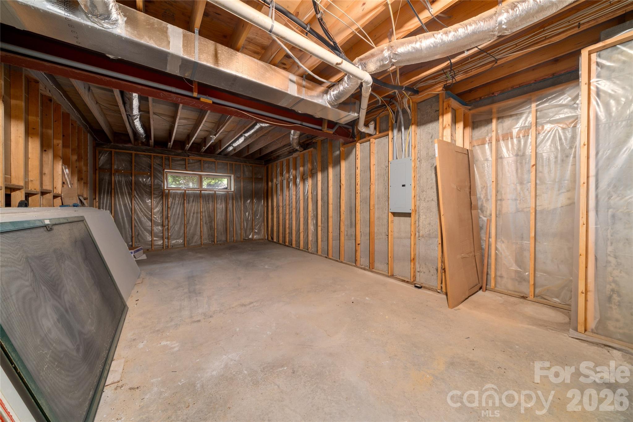 Unfinished bonus room with drywall to complete - 136 Rumbling Bald Road, Lake Lure
